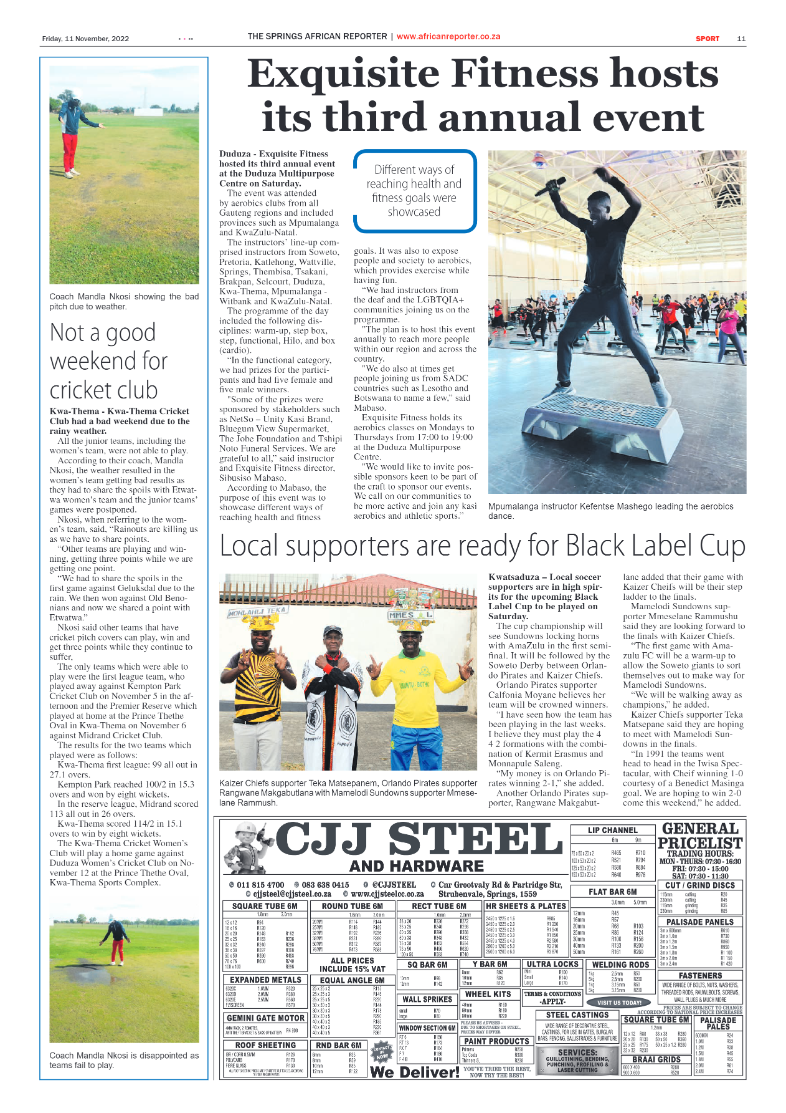 African Reporter 11 Nov 2022 page 11