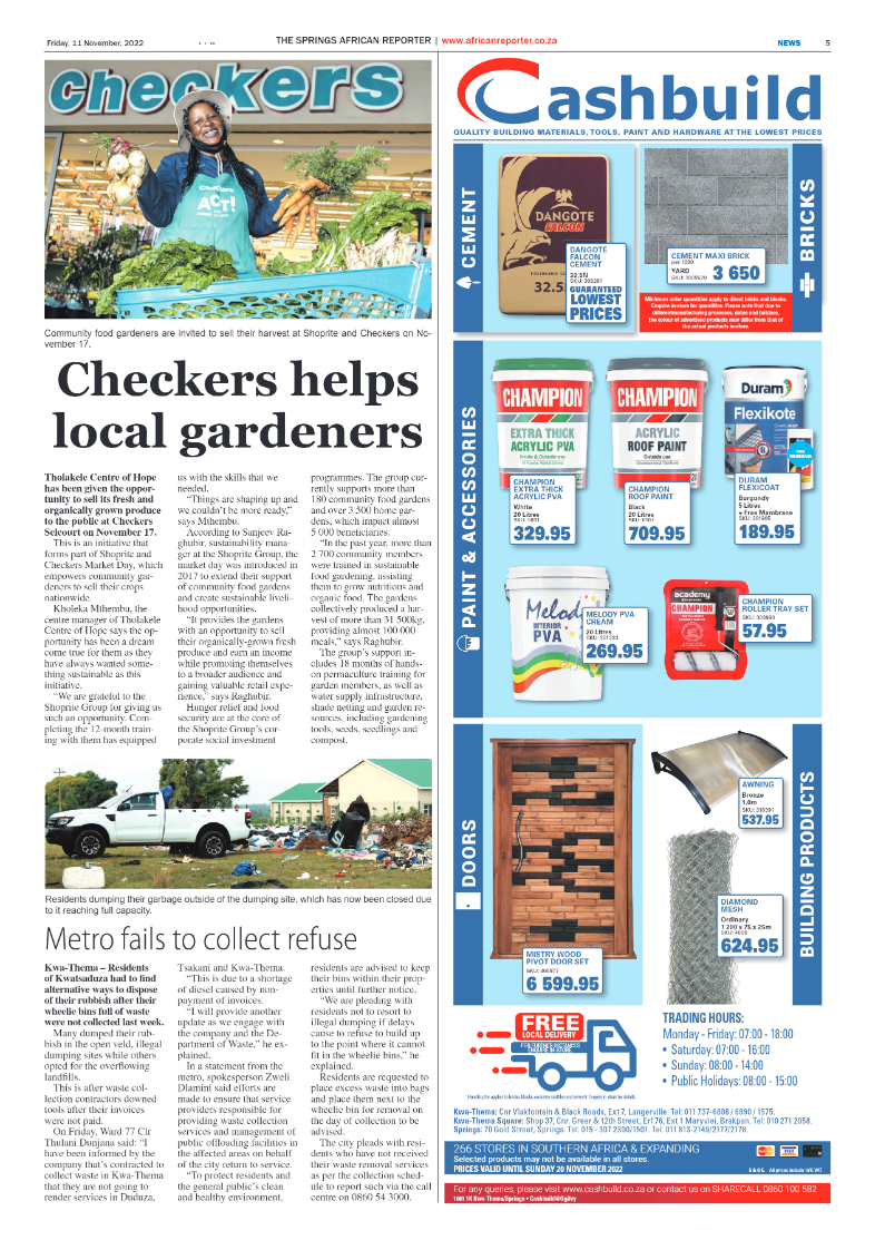 African Reporter 11 Nov 2022 page 5