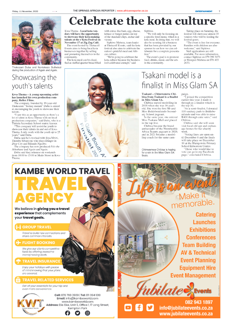 African Reporter 11 Nov 2022 page 7
