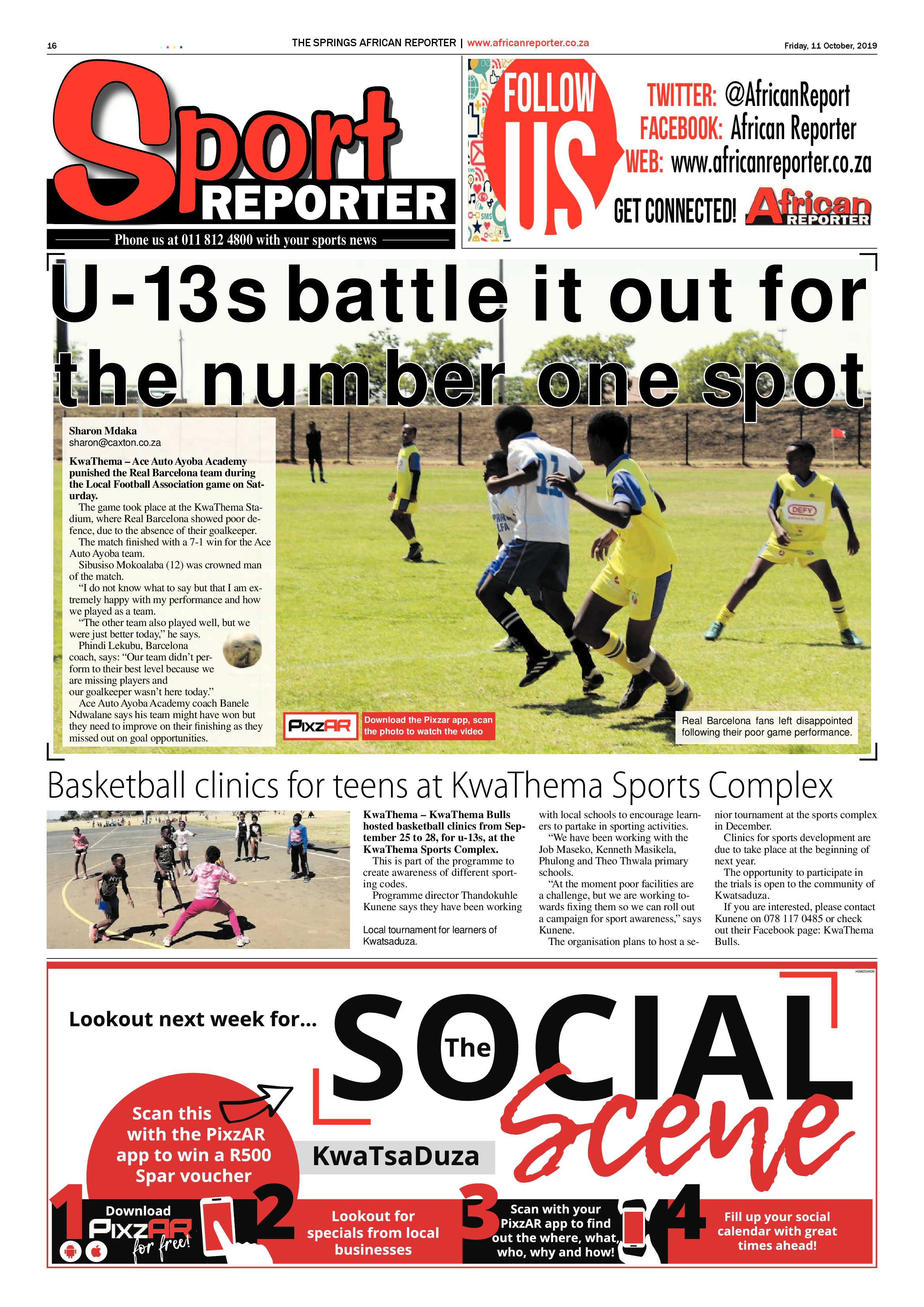 African Reporter 11 October 2019 page 16