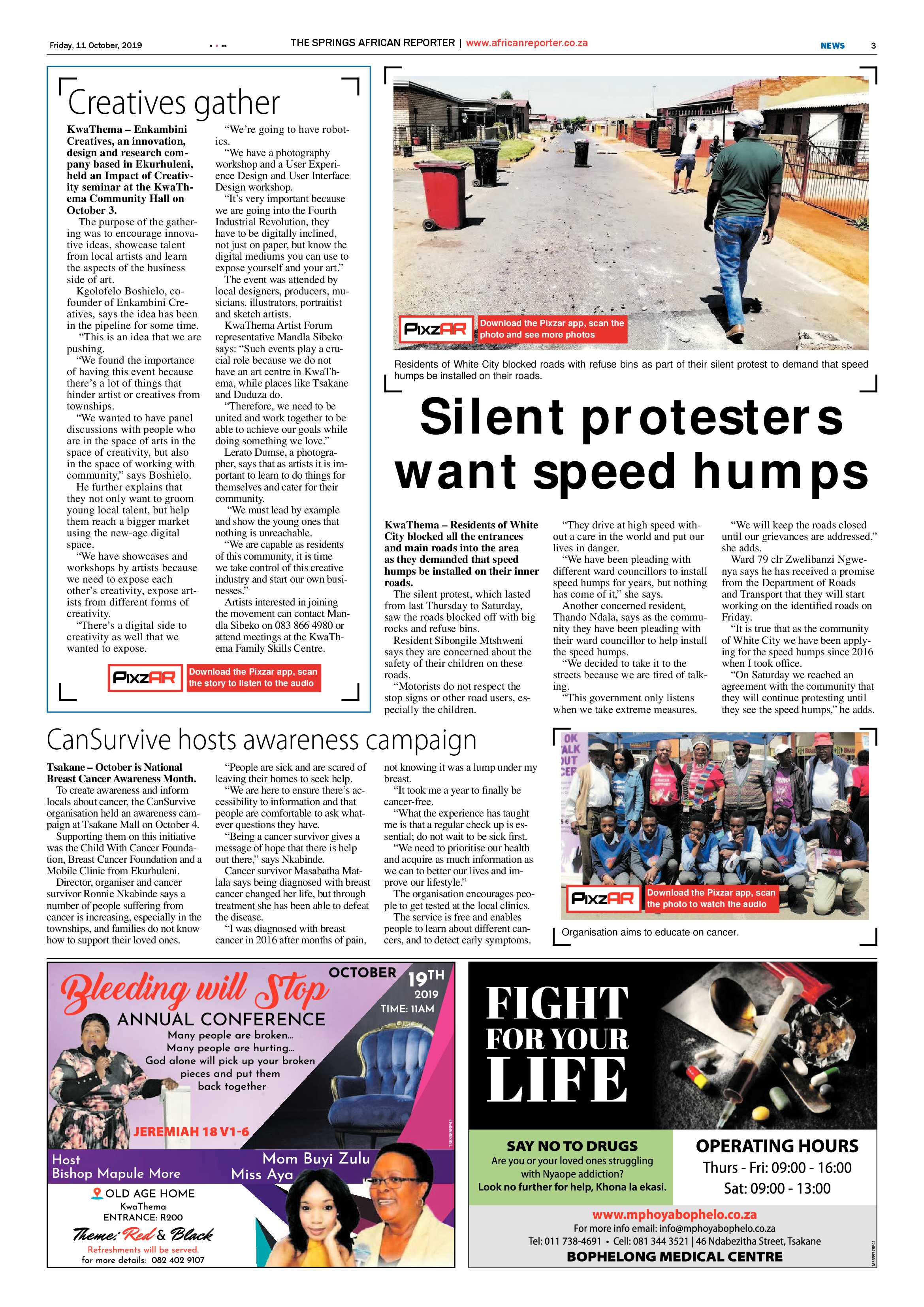 African Reporter 11 October 2019 page 3