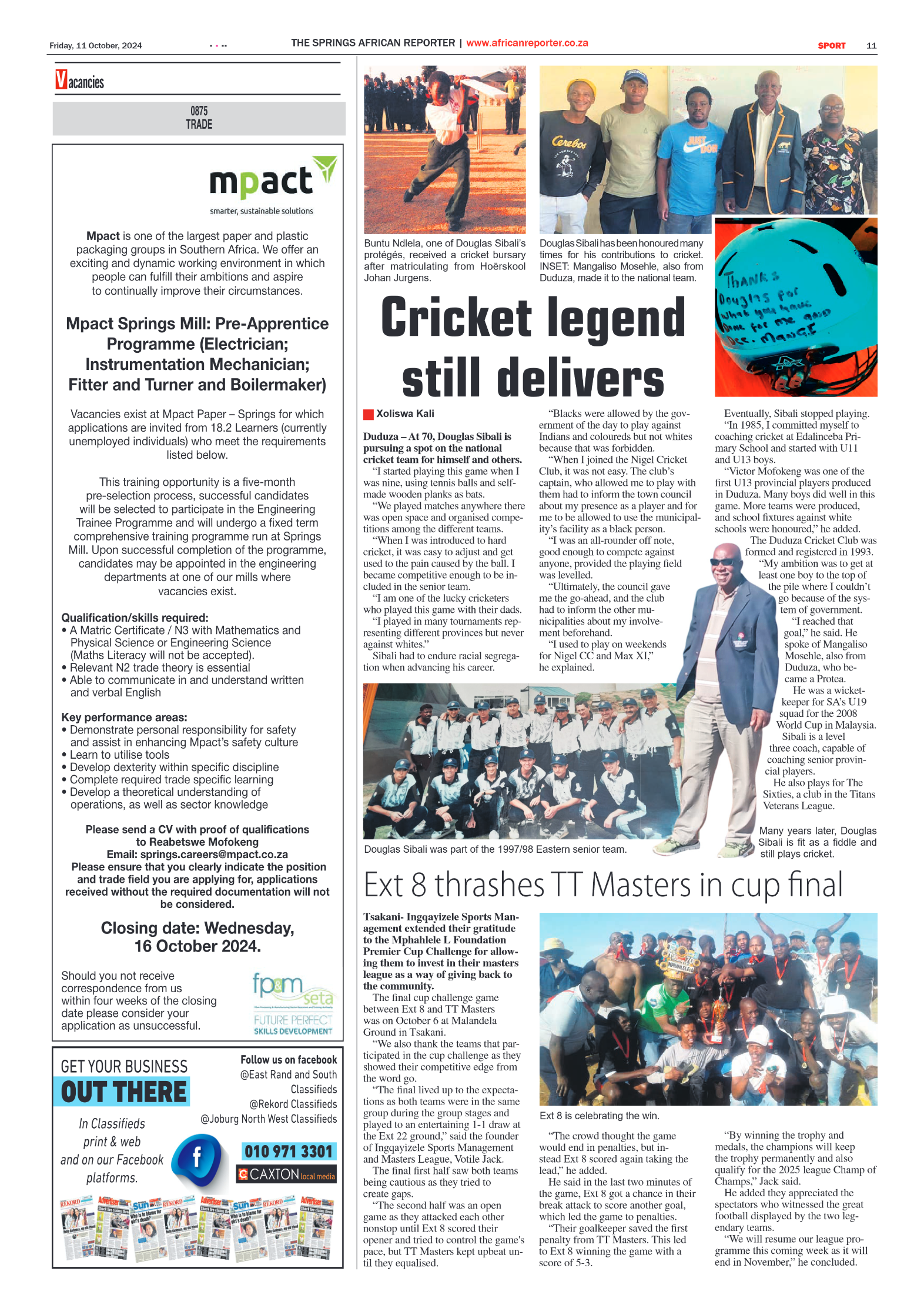 African Reporter 11 October 2024 page 11