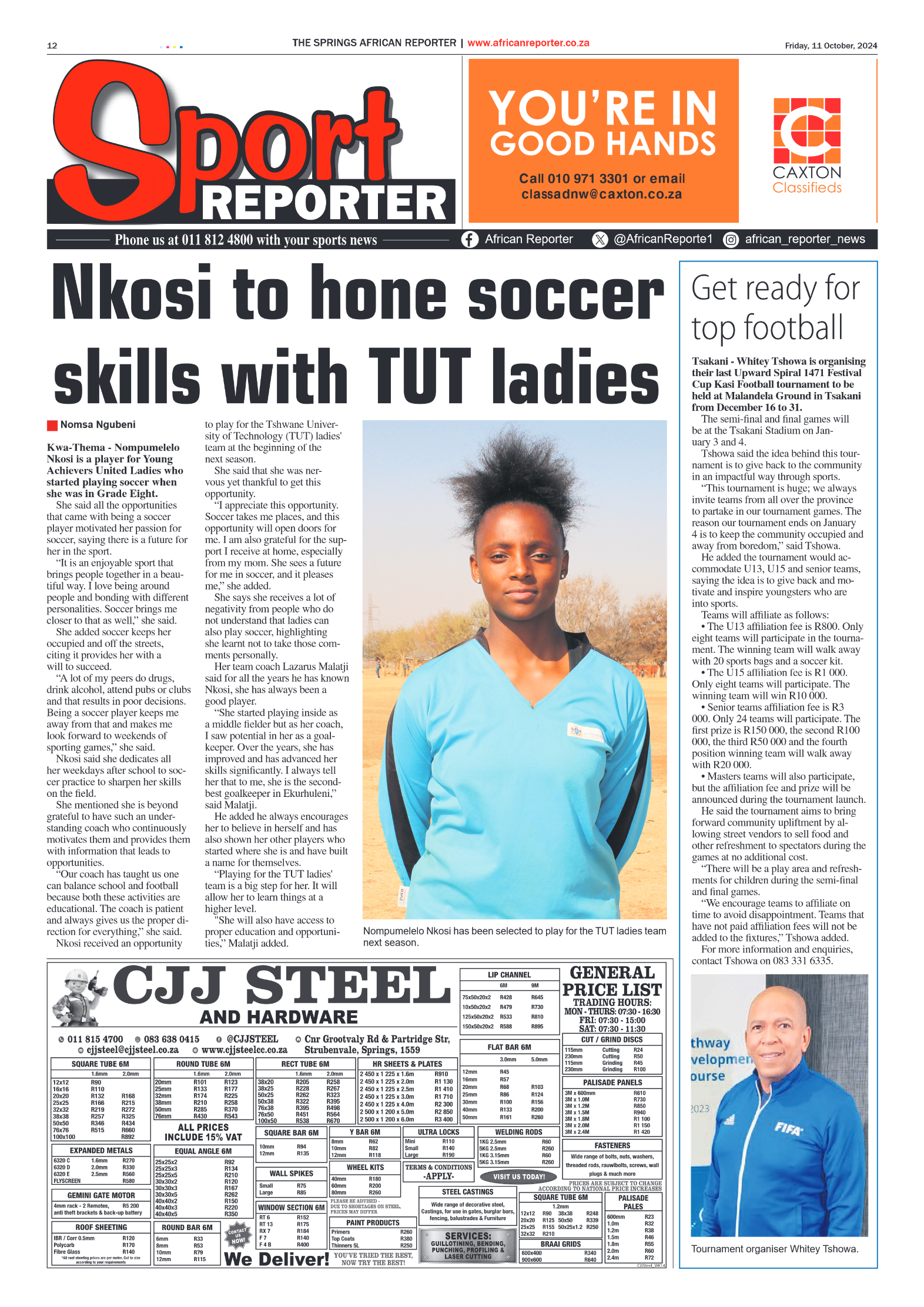 African Reporter 11 October 2024 page 12