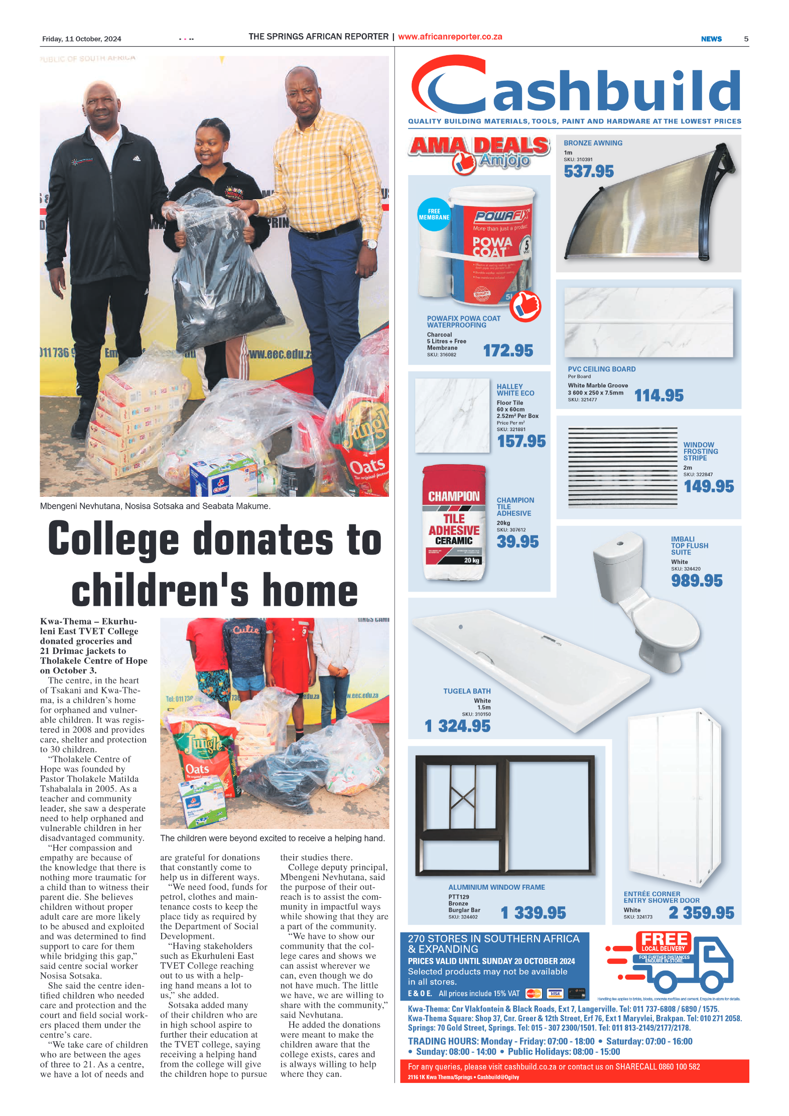 African Reporter 11 October 2024 page 5