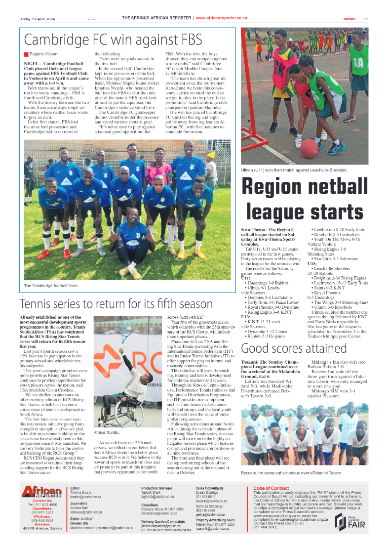 African Reporter 12 April 2024 page 11