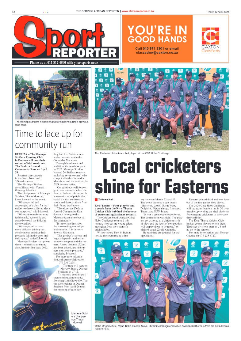 African Reporter 12 April 2024 page 12