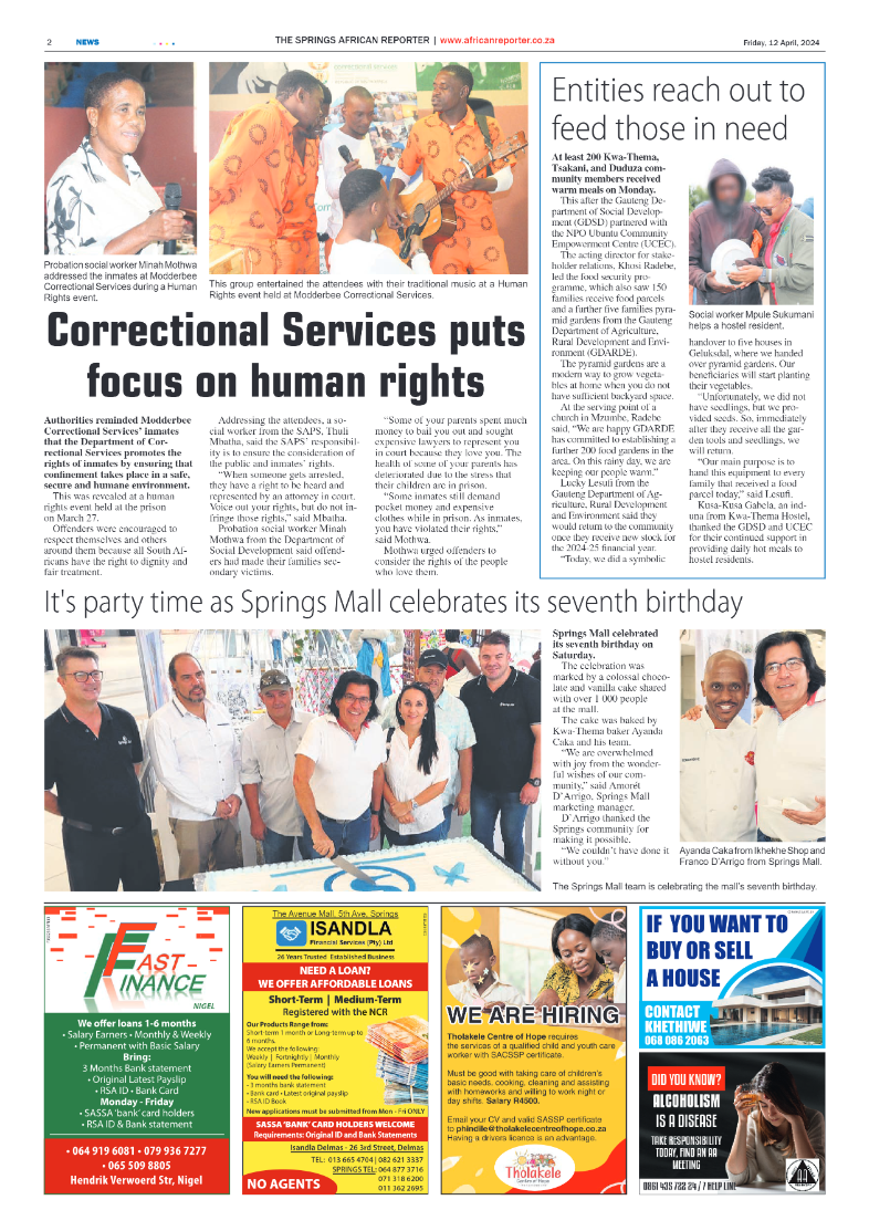 African Reporter 12 April 2024 page 2