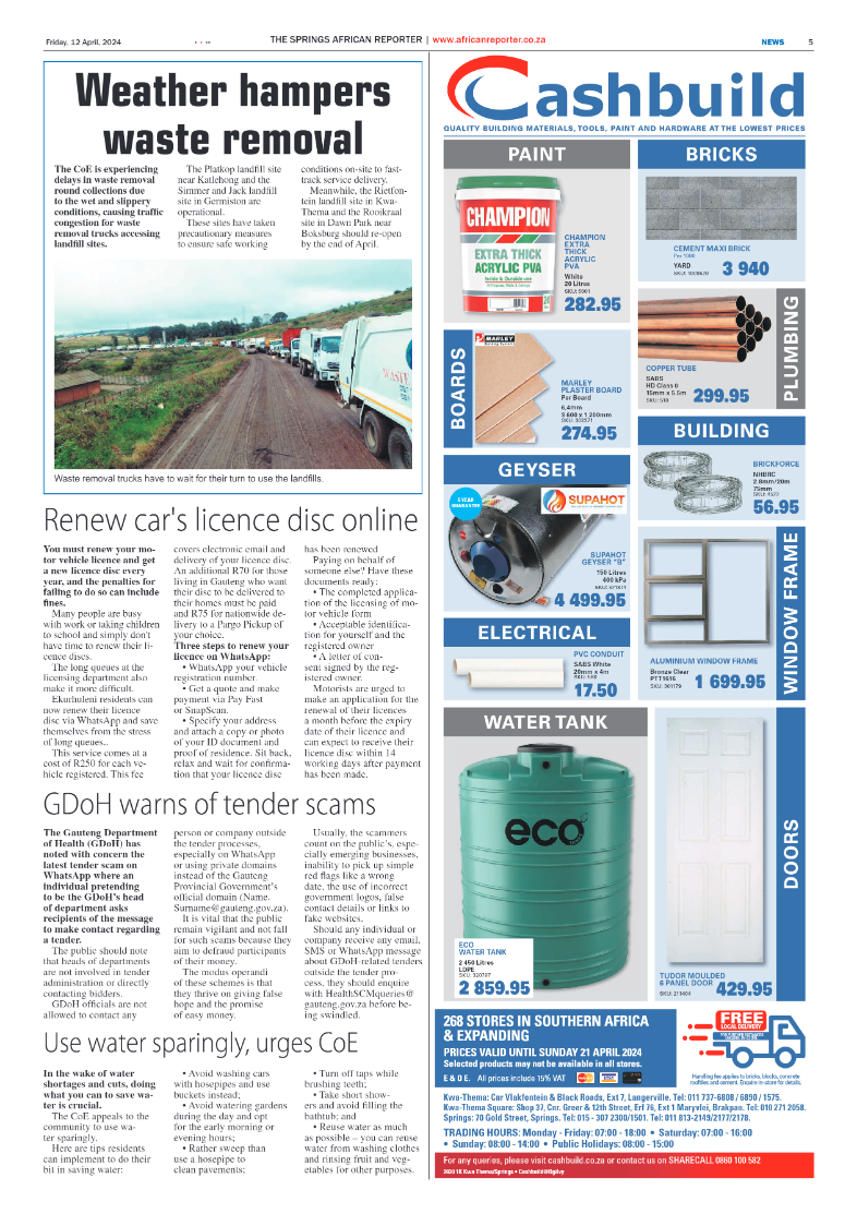 African Reporter 12 April 2024 page 5