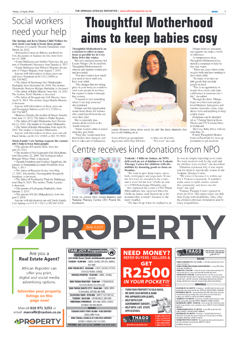 African Reporter 12 April 2024 page 7