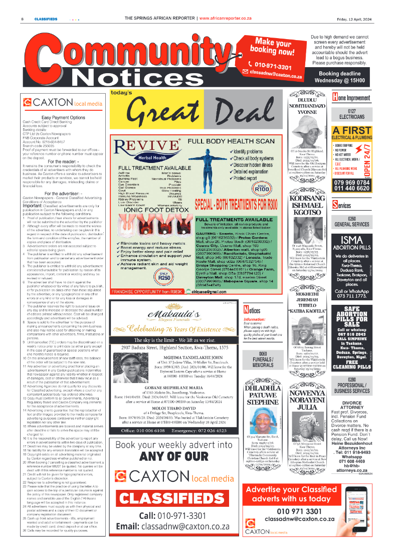 African Reporter 12 April 2024 page 8