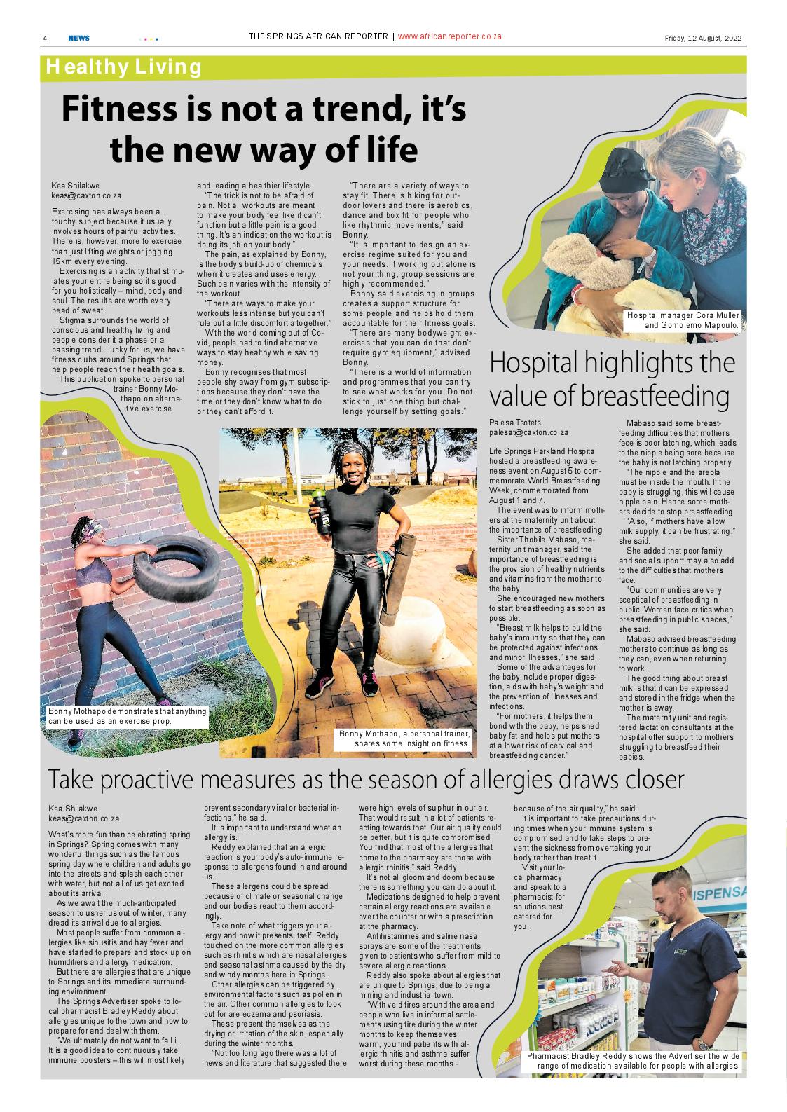 African Reporter 12 August 2022 page 4