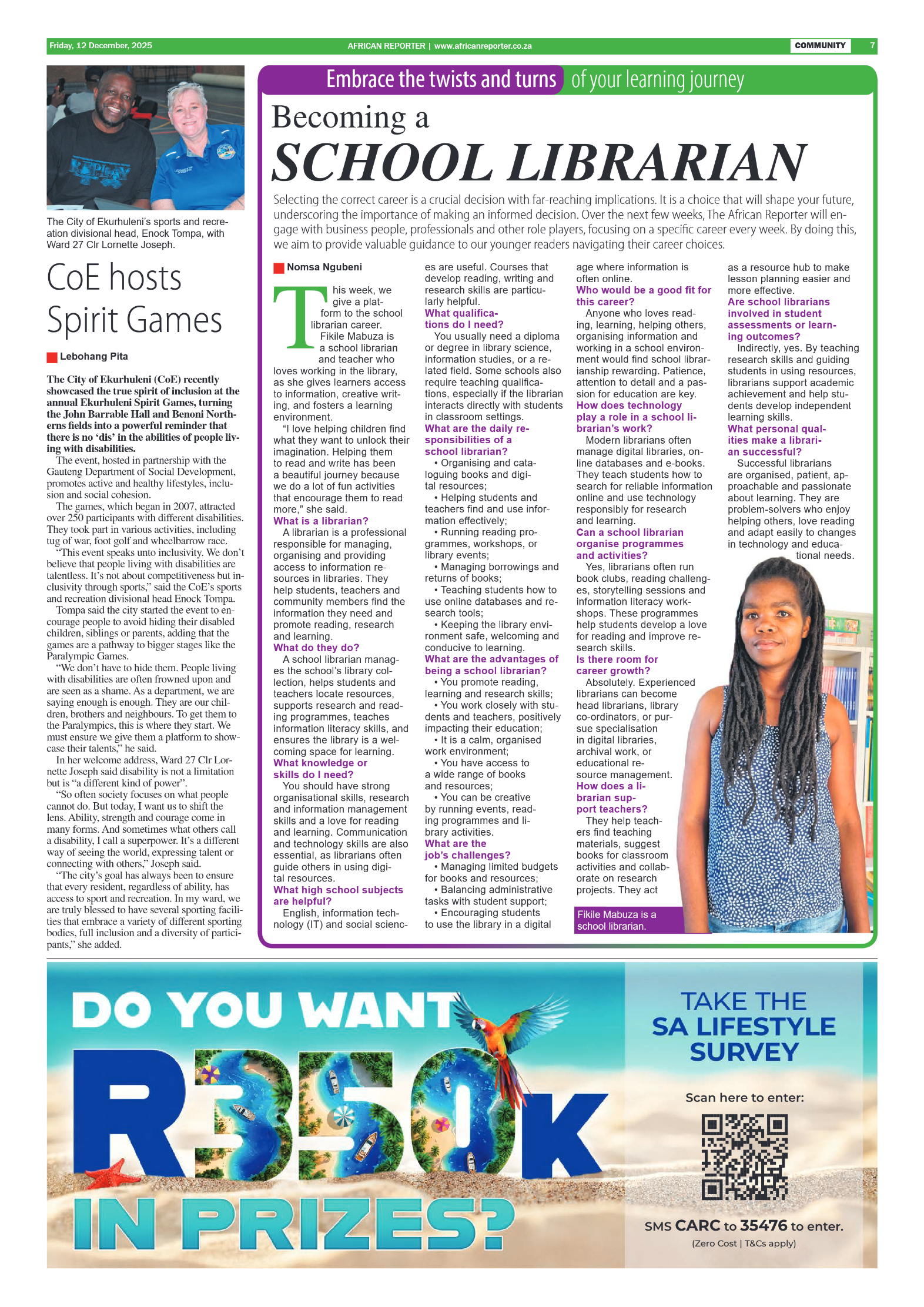 African Reporter 12 December 2025 page 7