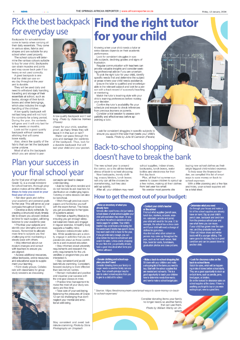African Reporter 12 January 2024 page 4