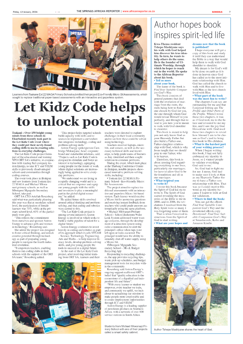 African Reporter 12 January 2024 page 7