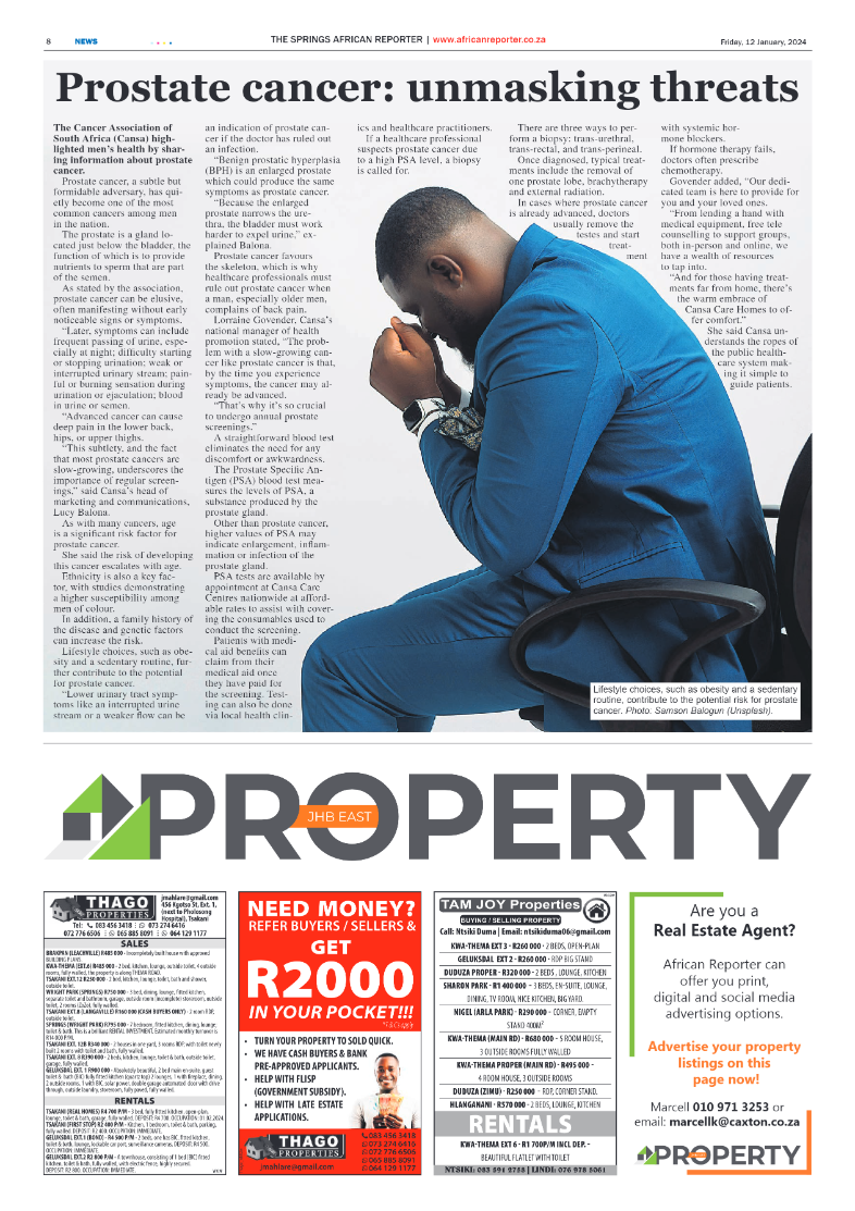 African Reporter 12 January 2024 page 8
