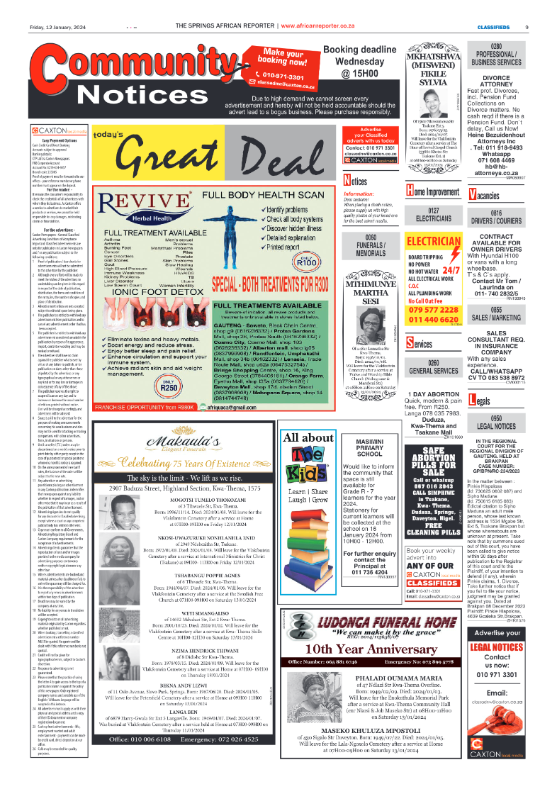 African Reporter 12 January 2024 page 9