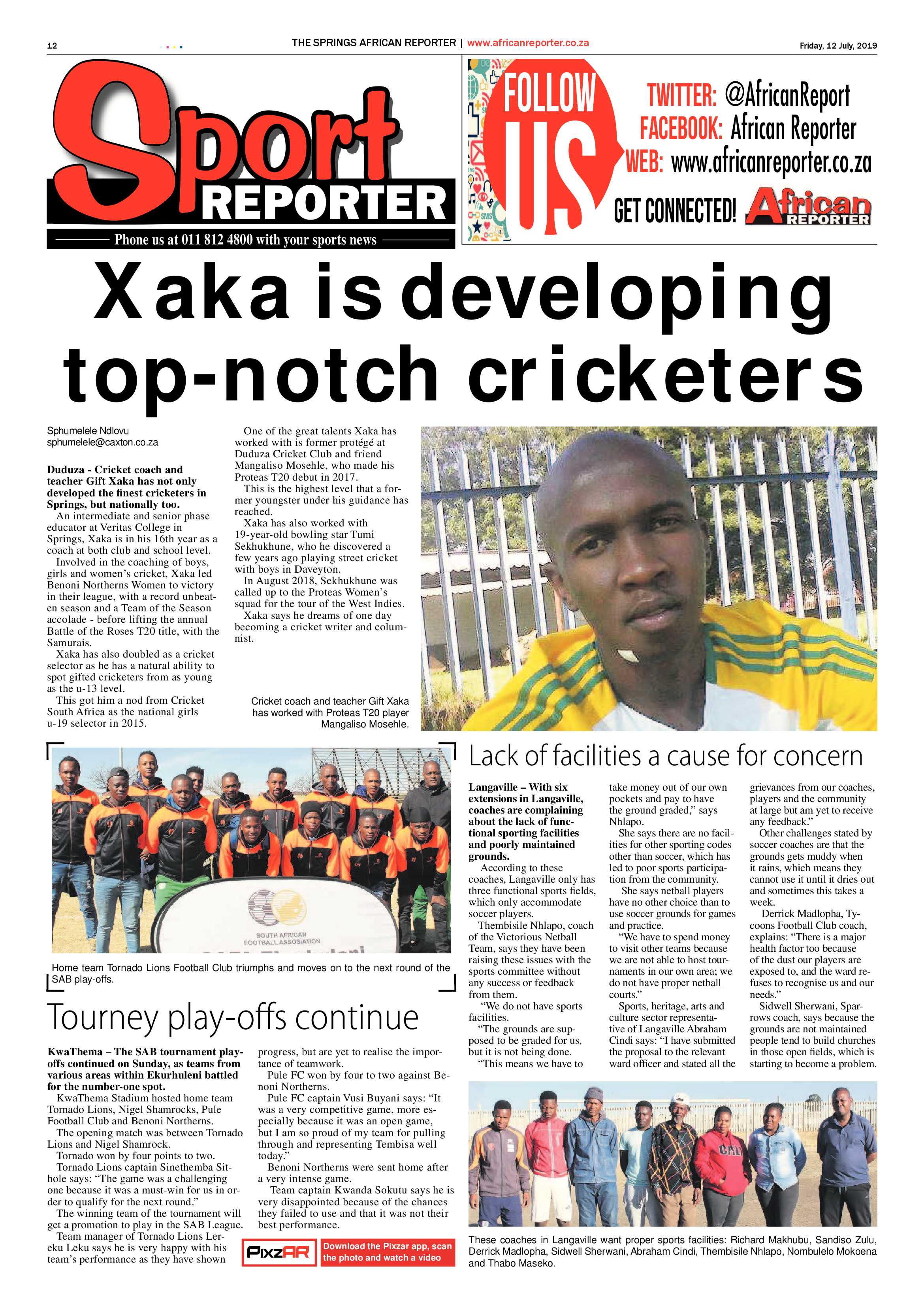 African Reporter 12 July 2019 page 12