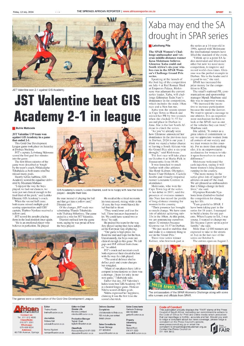 African Reporter 12 July 2024 page 11