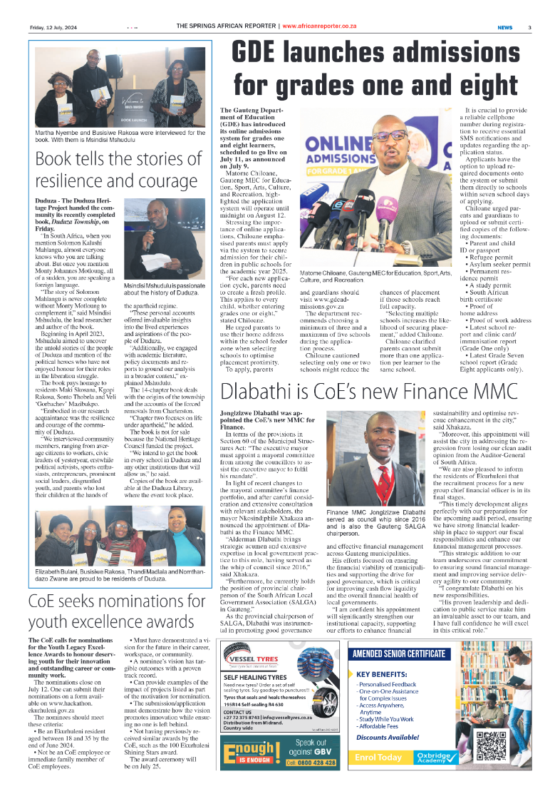 African Reporter 12 July 2024 page 3