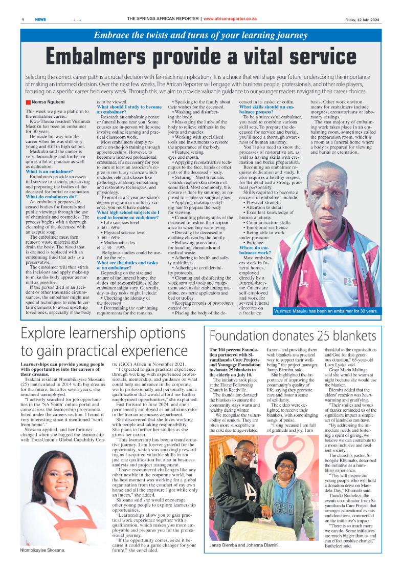 African Reporter 12 July 2024 page 4