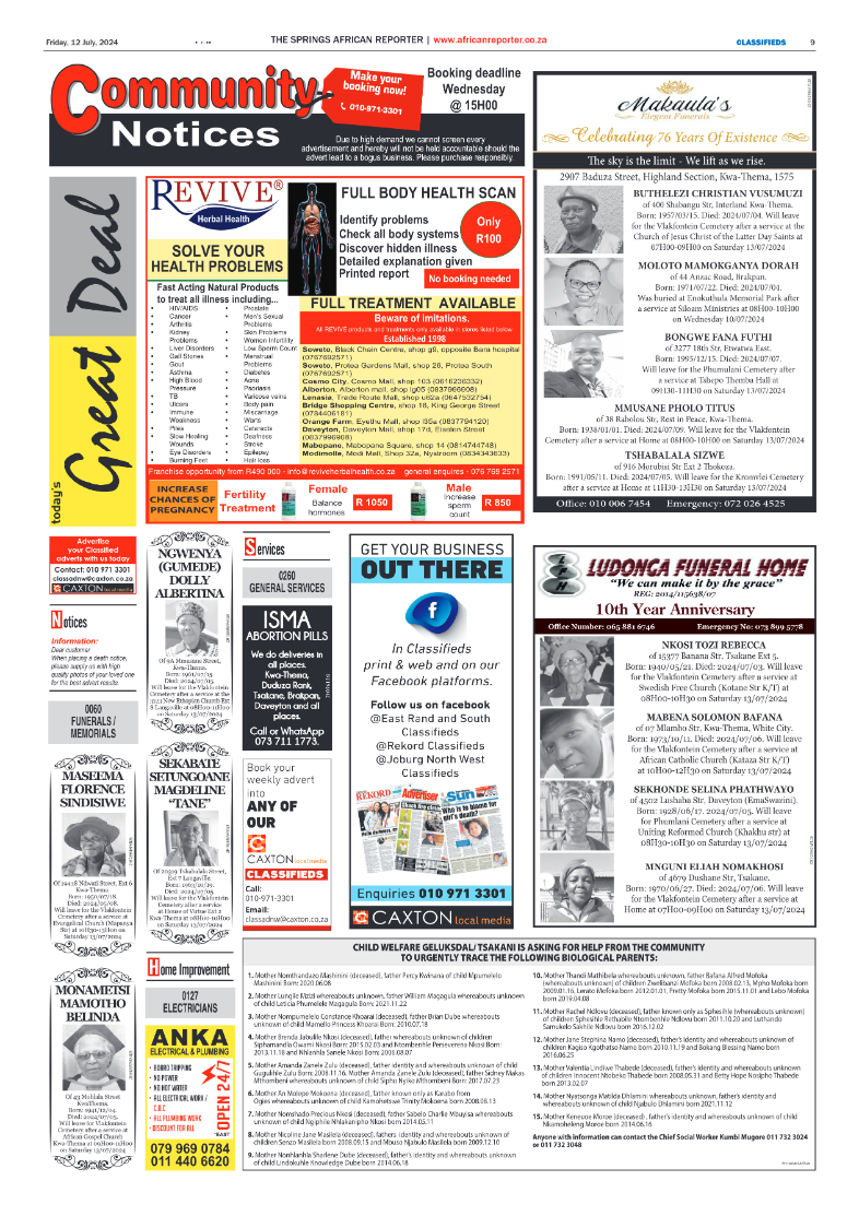 African Reporter 12 July 2024 page 9