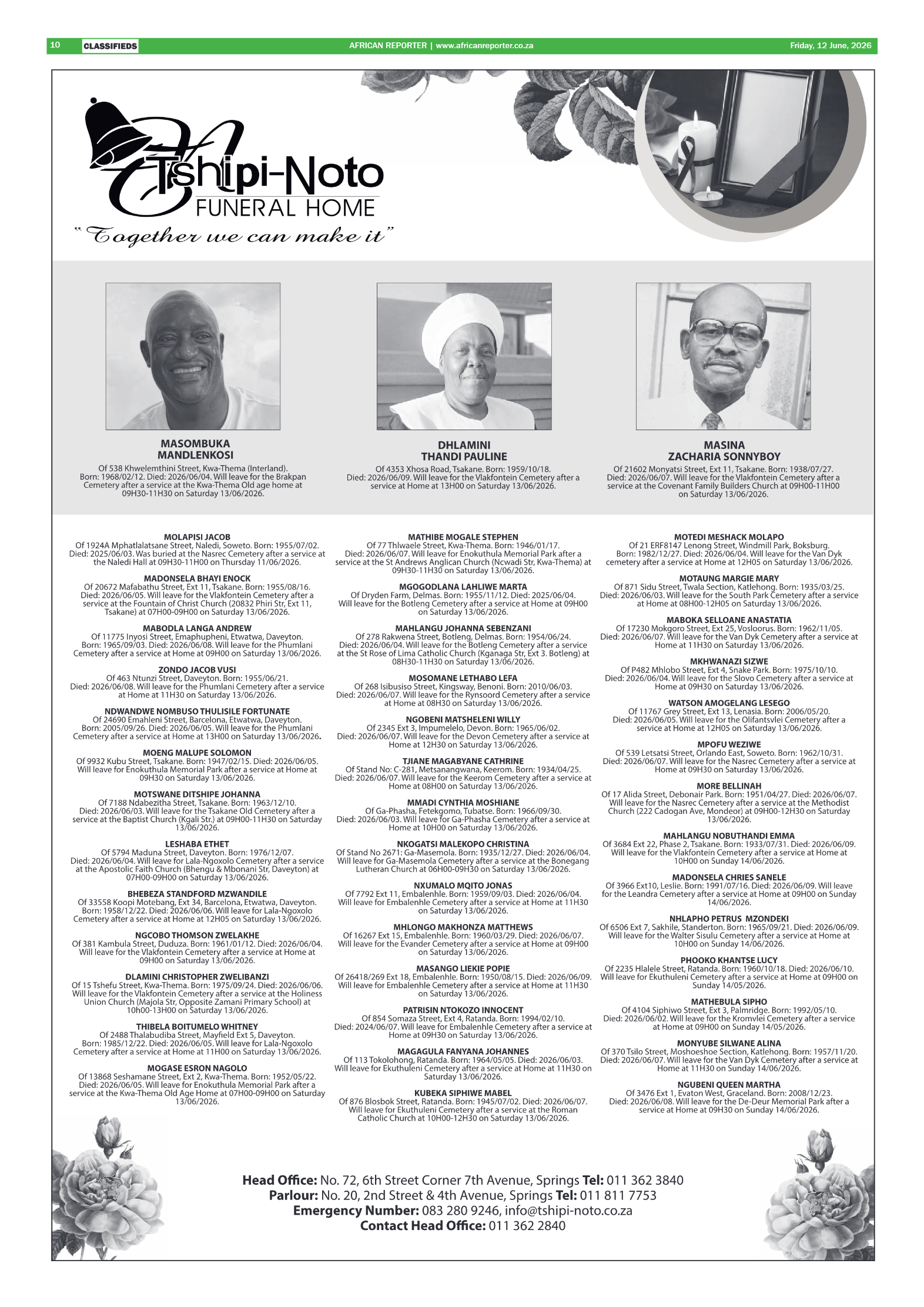 African Reporter 12 June 2026 page 10