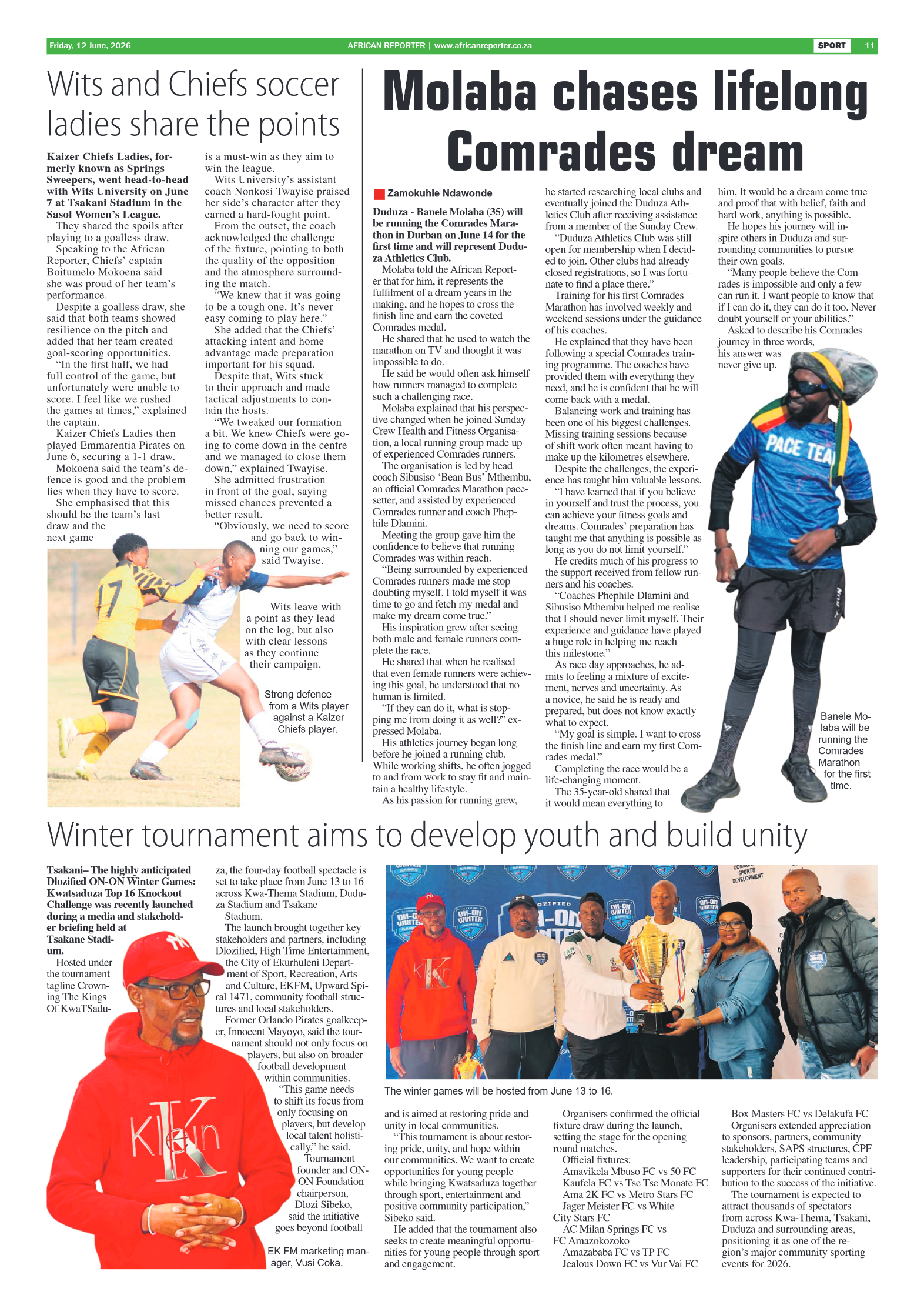 African Reporter 12 June 2026 page 11