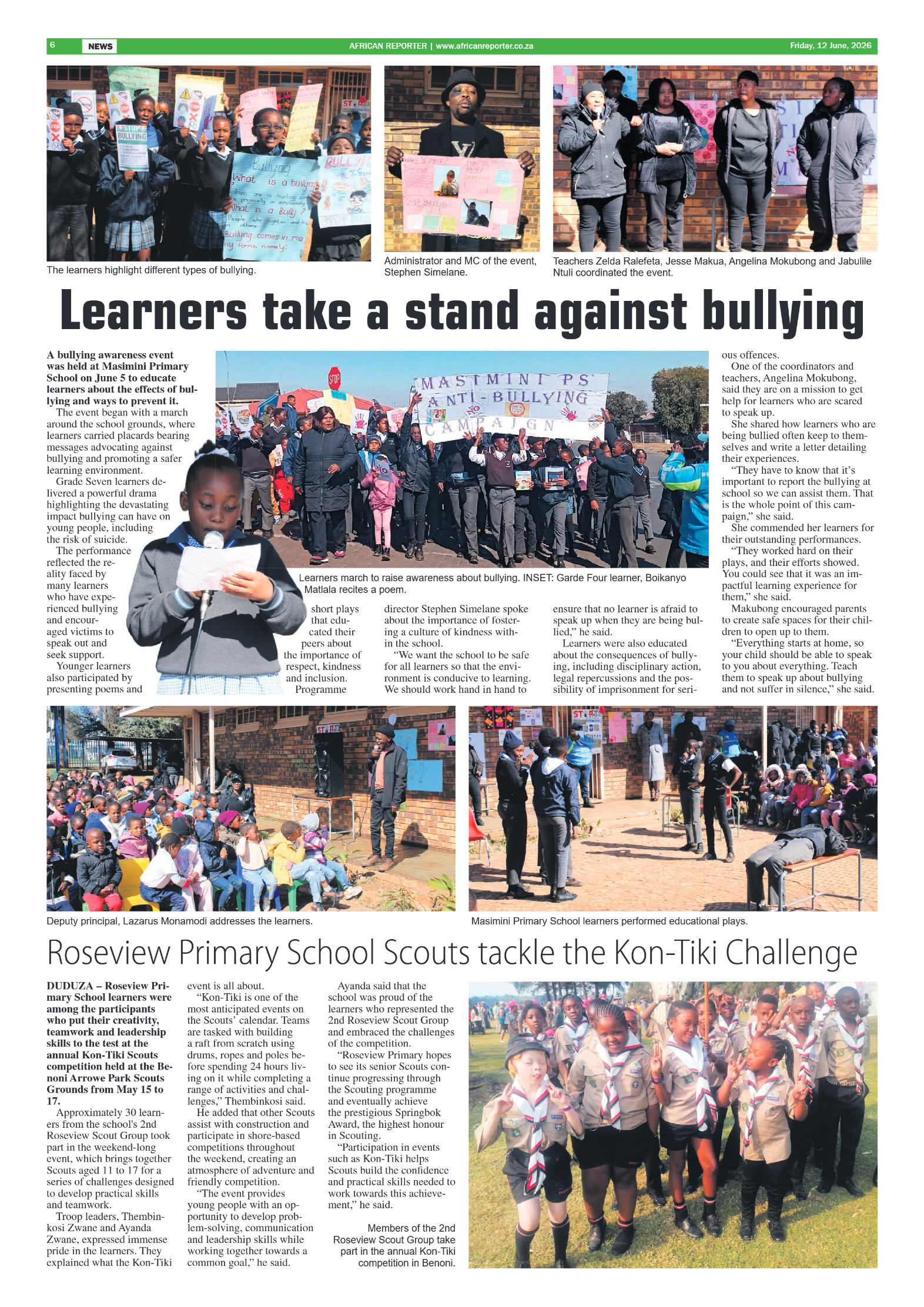 African Reporter 12 June 2026 page 6