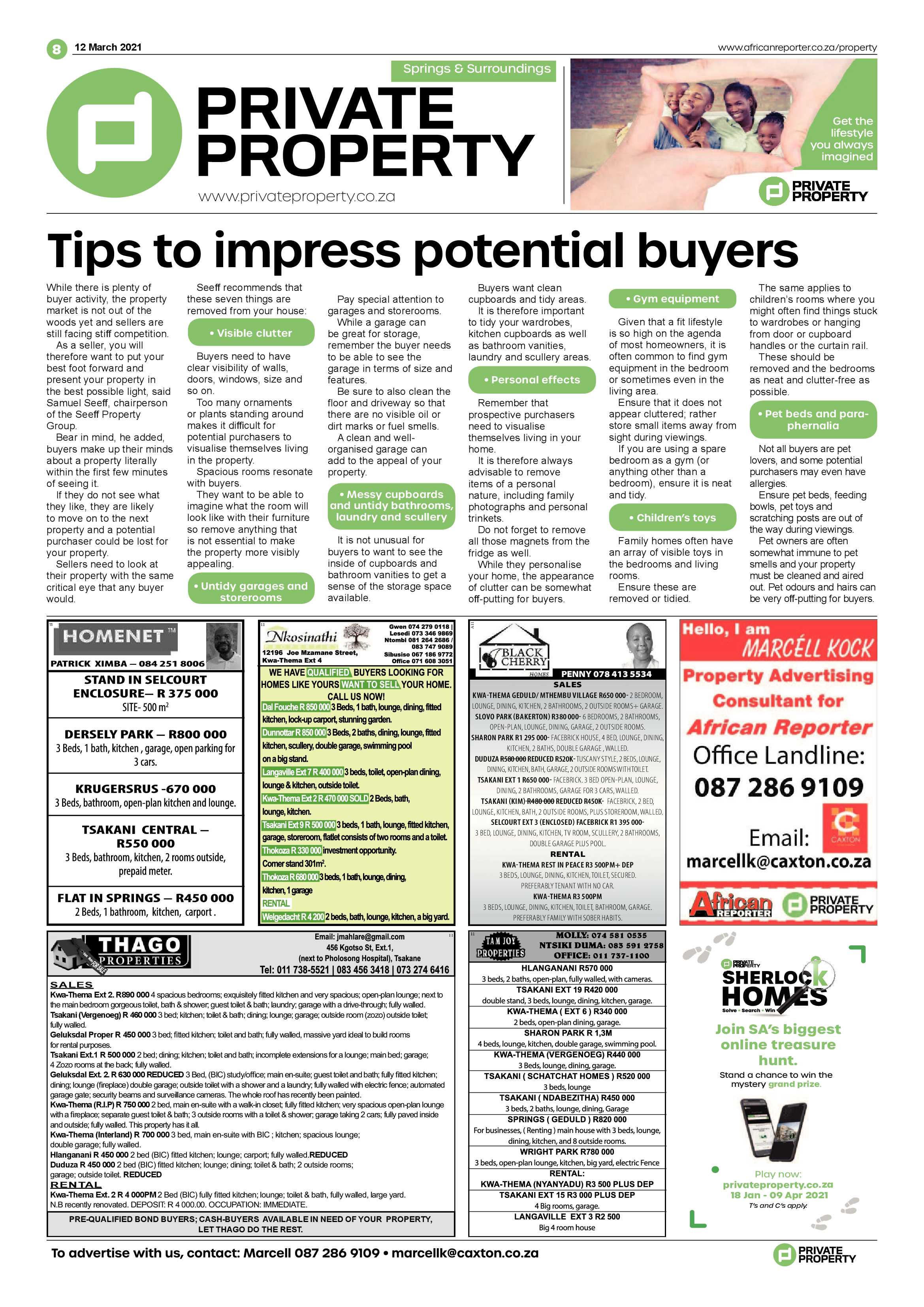 African Reporter 12 March 2021 page 7