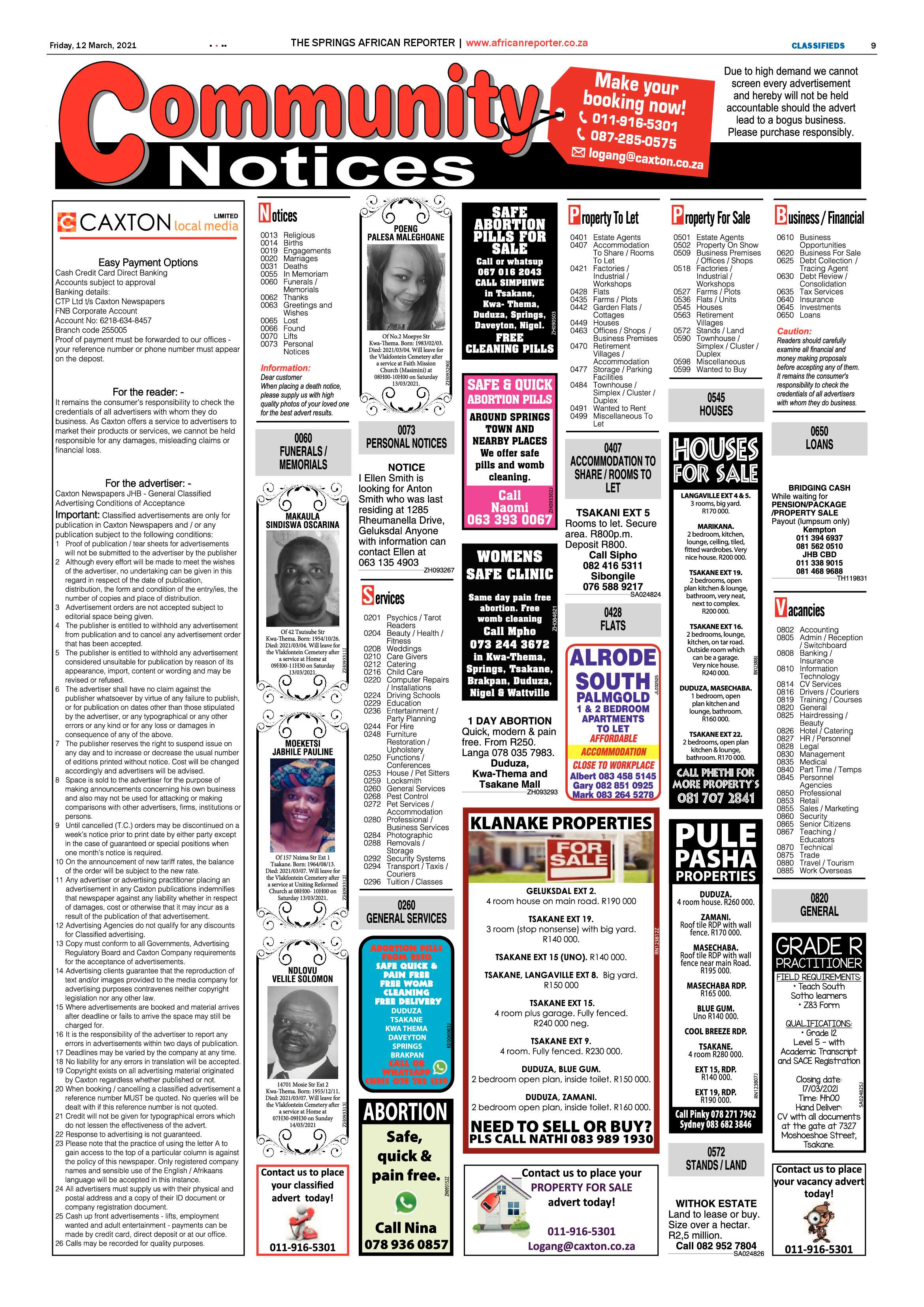 African Reporter 12 March 2021 page 8