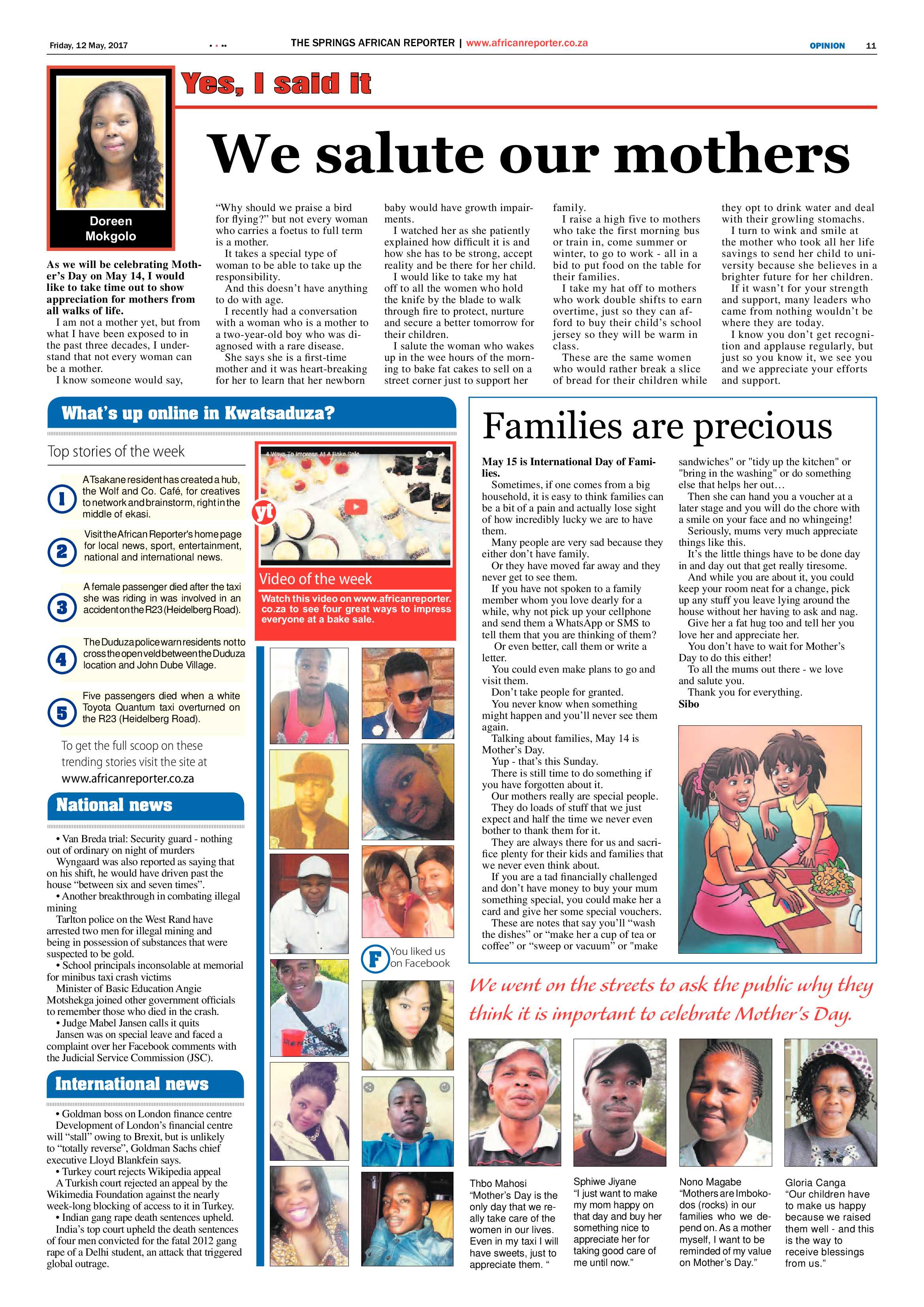 African Reporter 12 May 2017 page 11