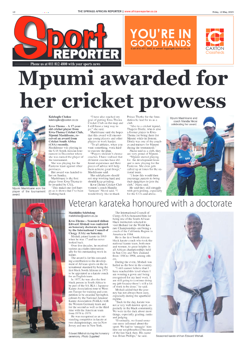 African Reporter 12 May 2023 page 12