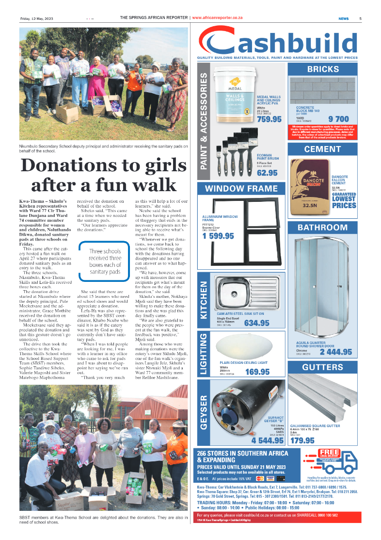 African Reporter 12 May 2023 page 5