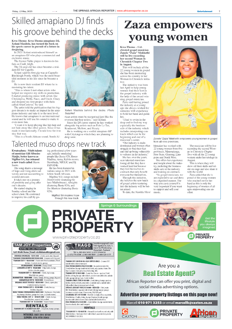 African Reporter 12 May 2023 page 7