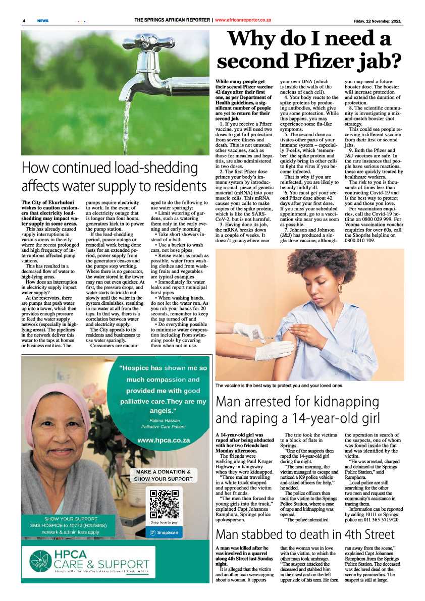 African Reporter 12 November 2021 page 4