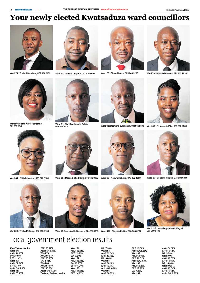 African Reporter 12 November 2021 page 6