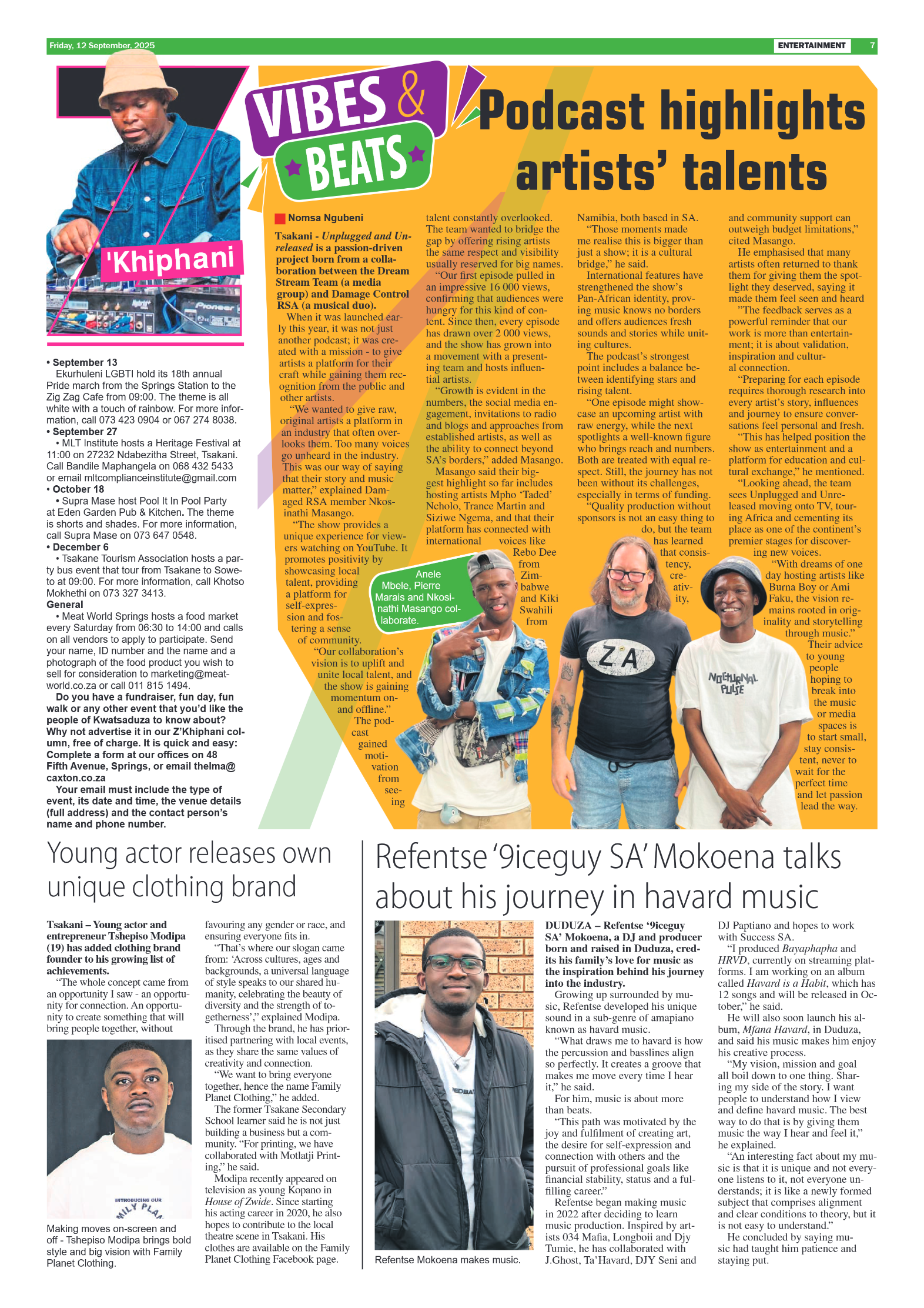 African Reporter 12 September 2025 page 7