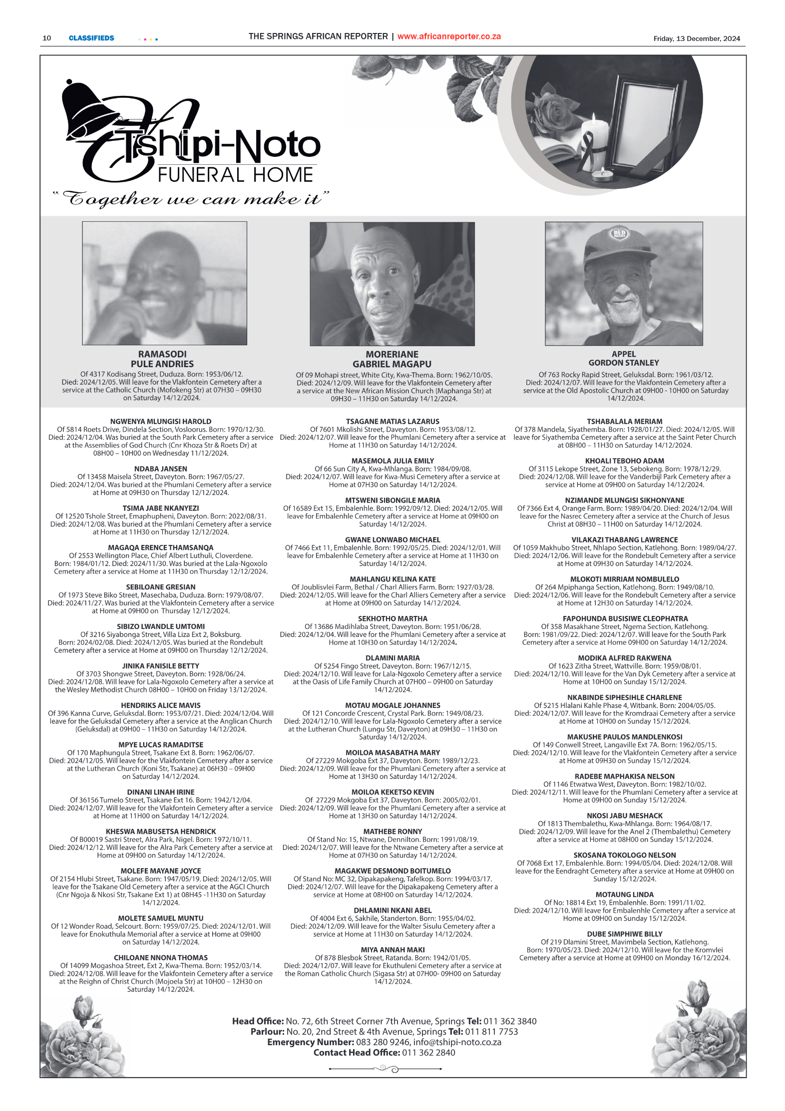 African Reporter 13 December 2024 page 10