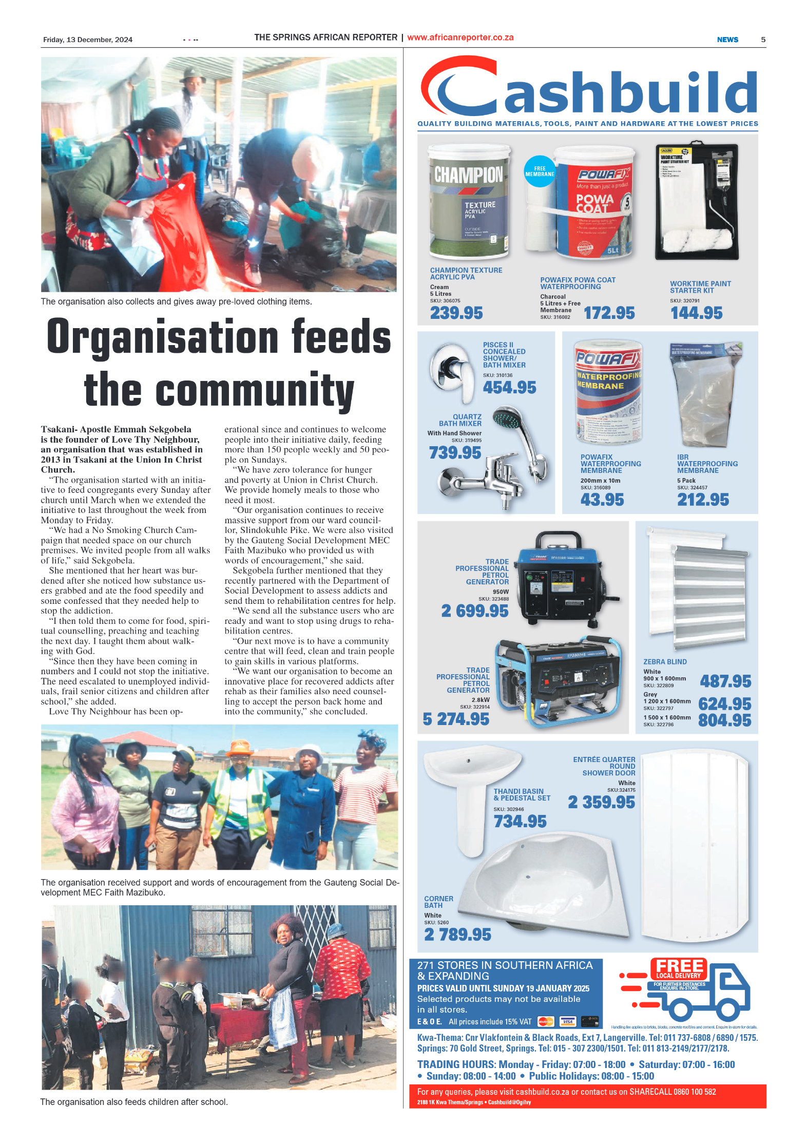 African Reporter 13 December 2024 page 5