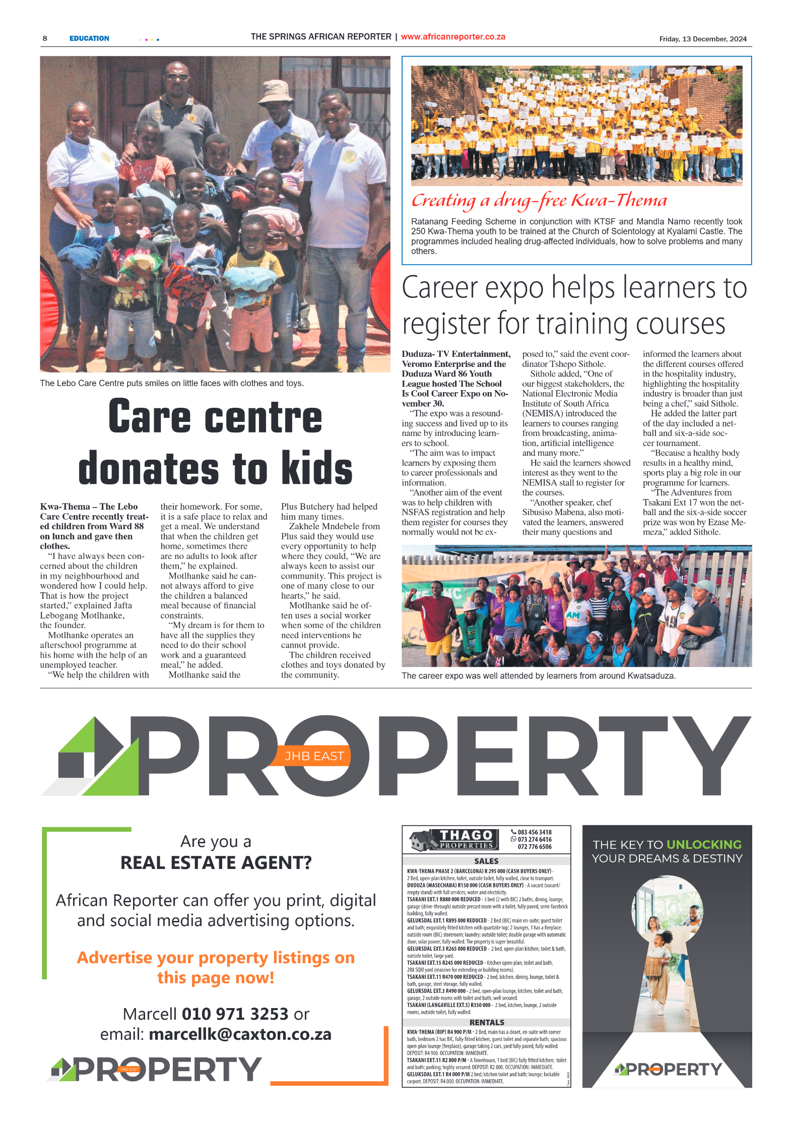 African Reporter 13 December 2024 page 8