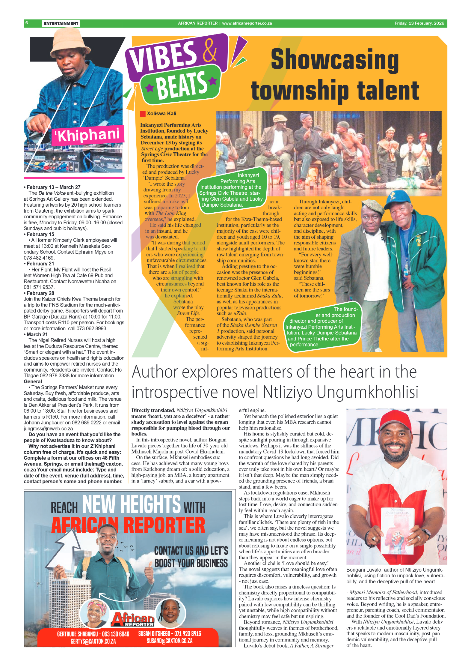 African Reporter 13 February 2026 page 6