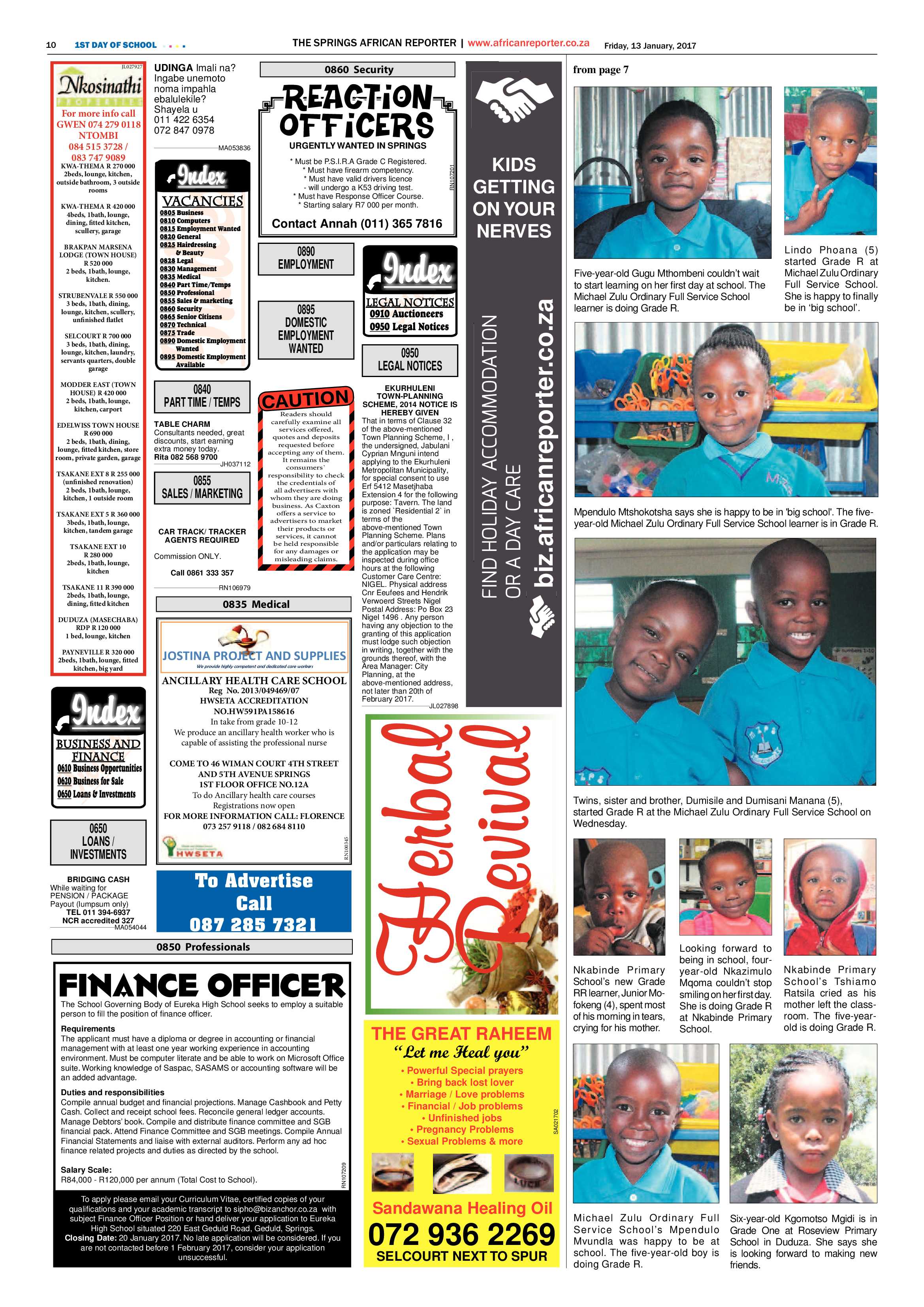 African Reporter 13 January 2017 page 10