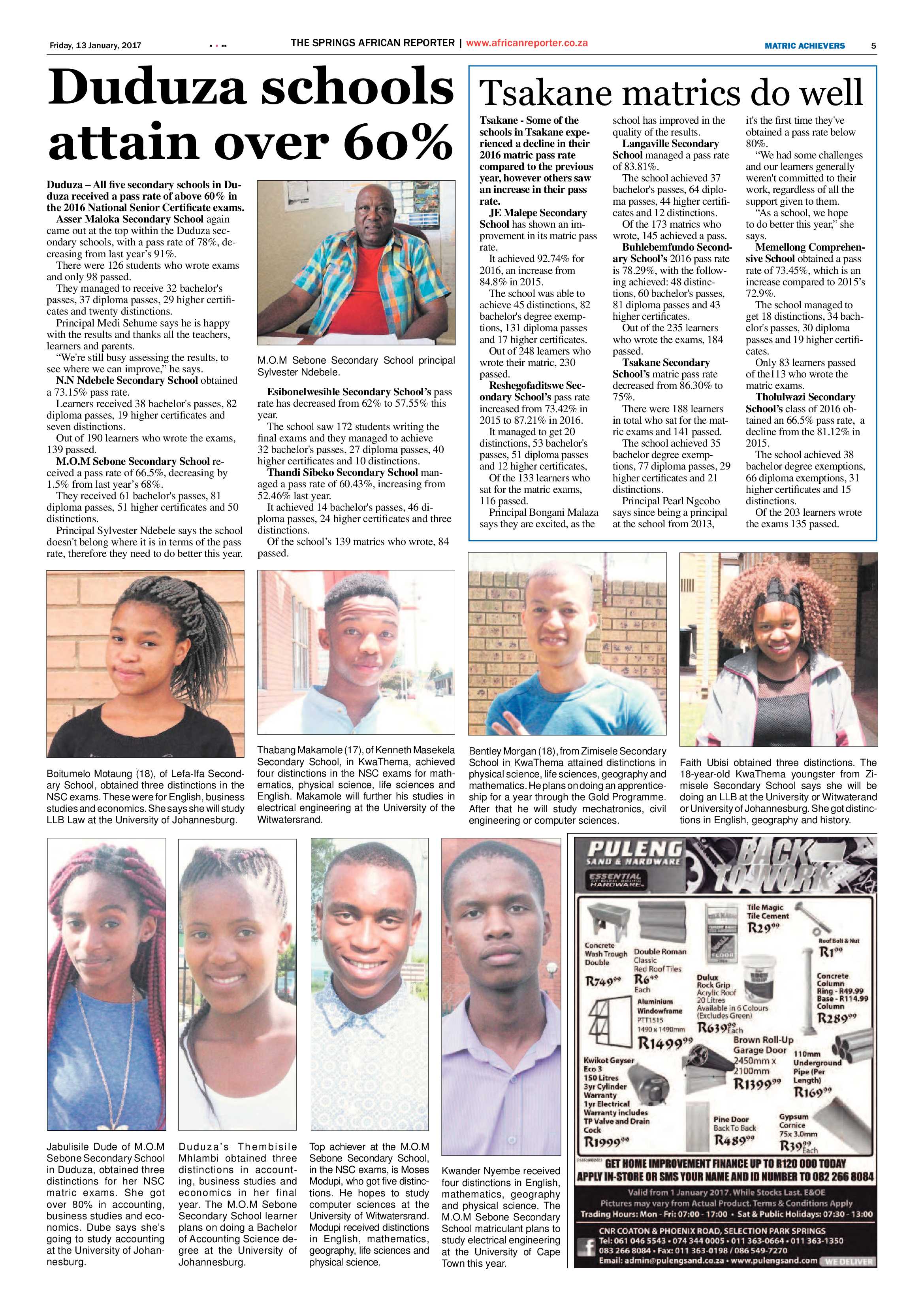 African Reporter 13 January 2017 page 5