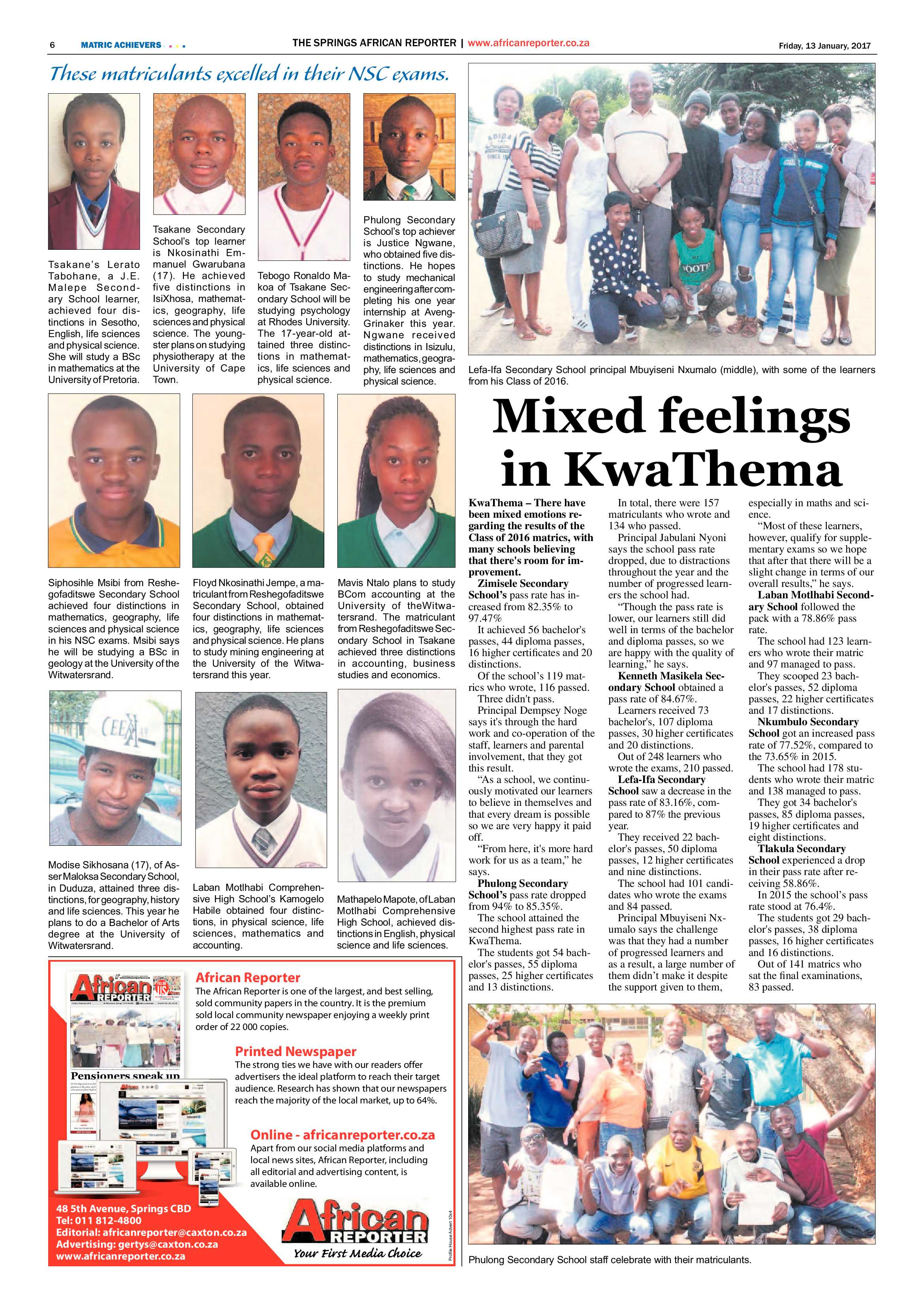 African Reporter 13 January 2017 page 6
