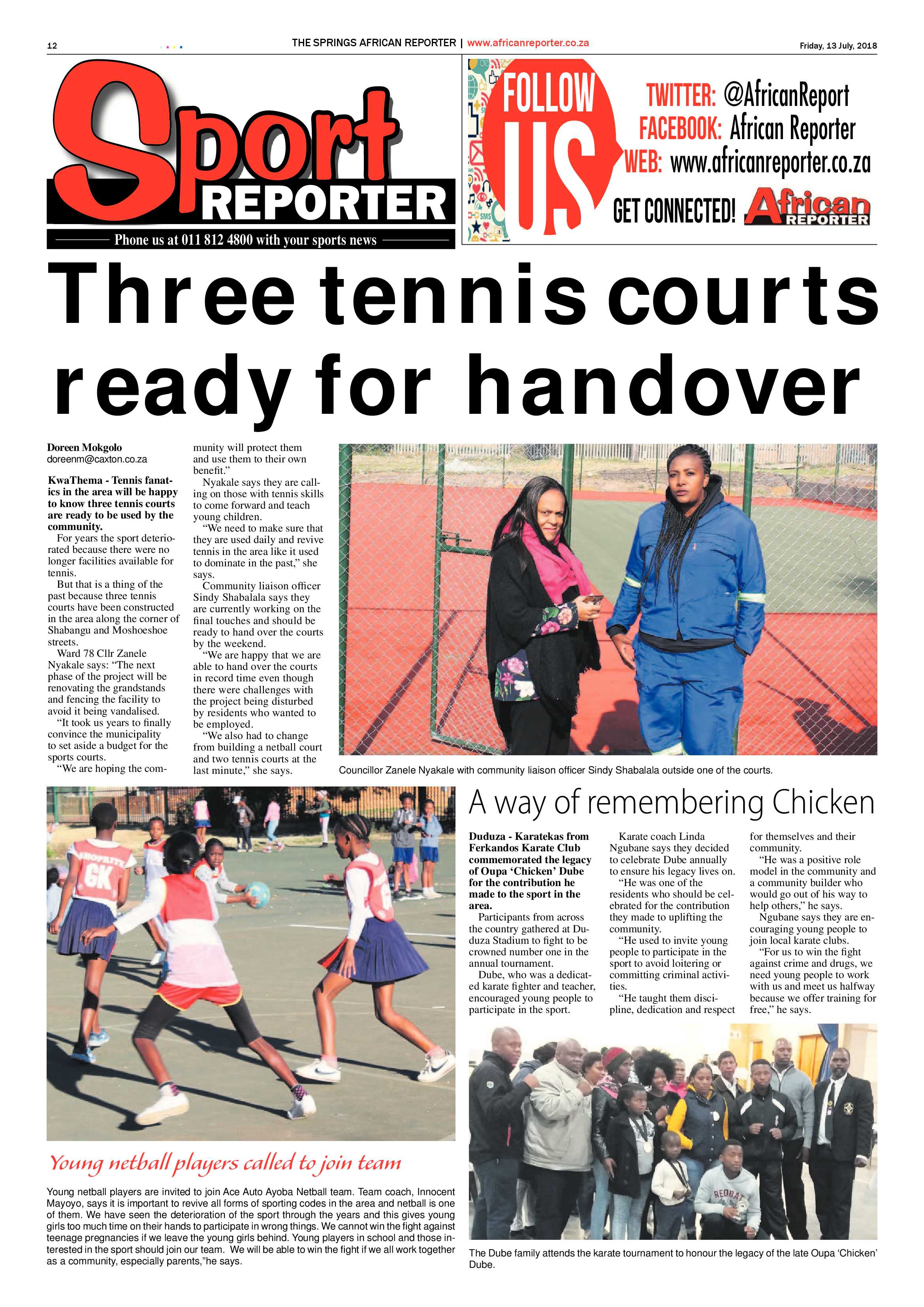 African Reporter 13 July page 12
