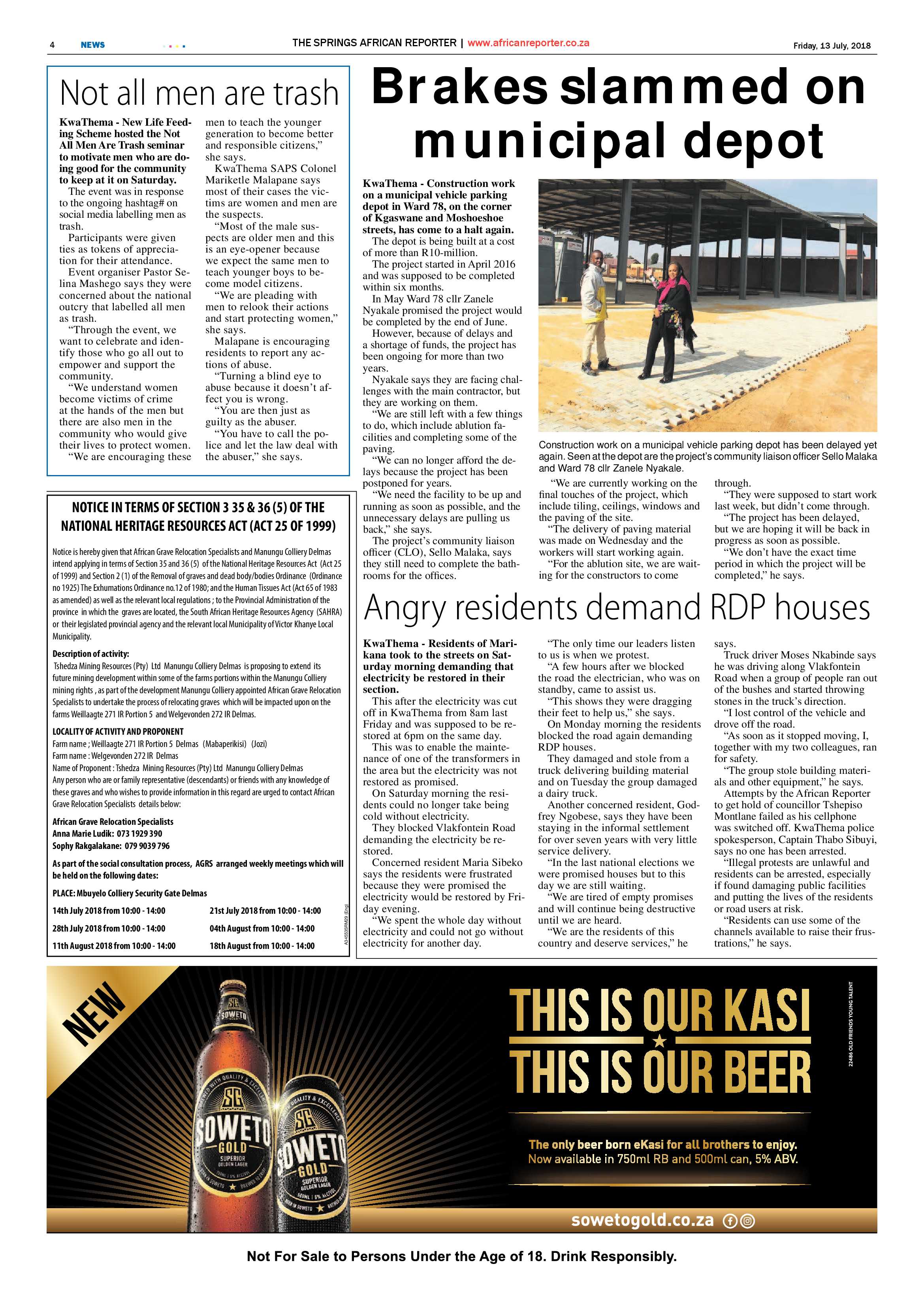 African Reporter 13 July page 4