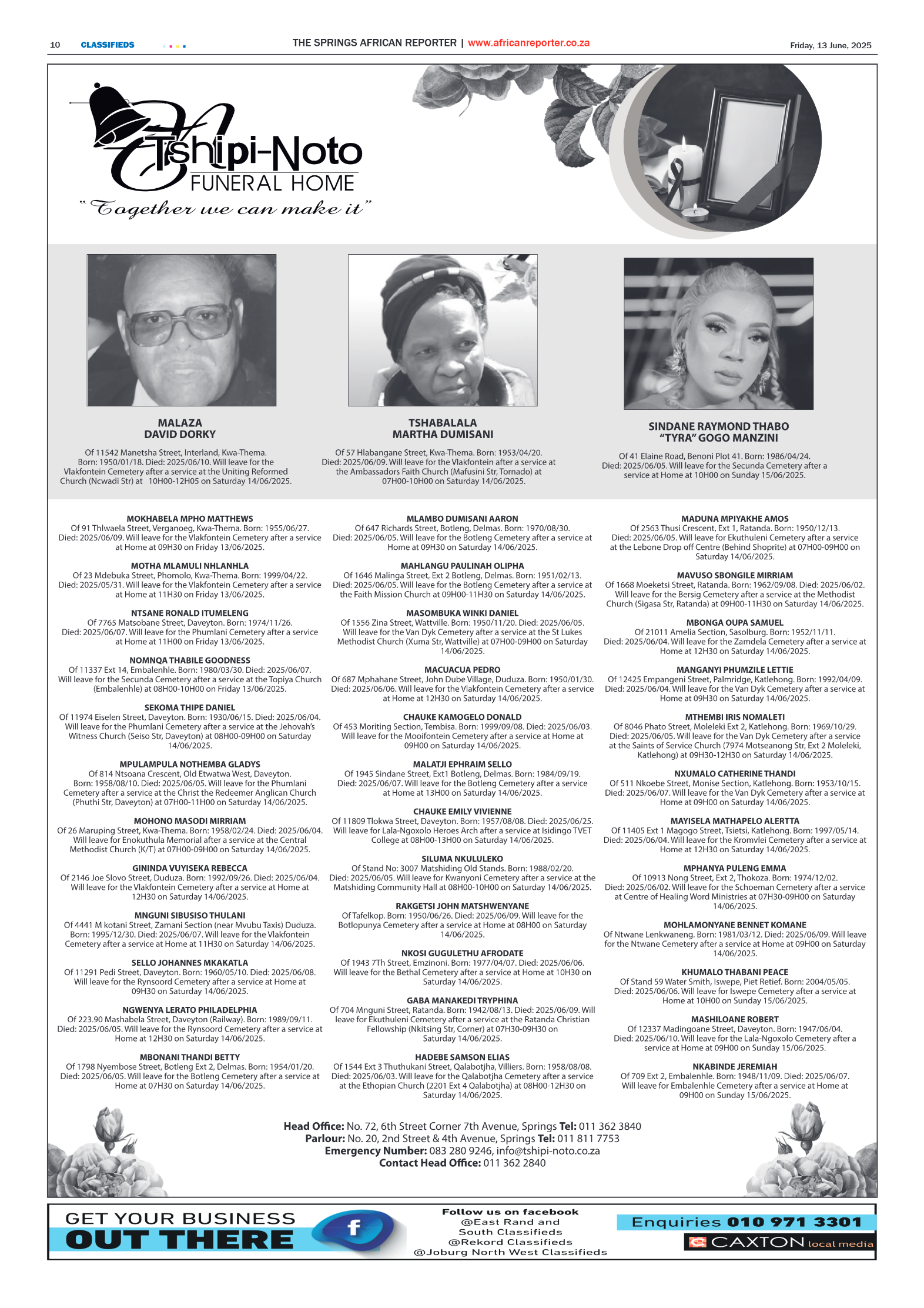 African Reporter 13 June 2025 page 10