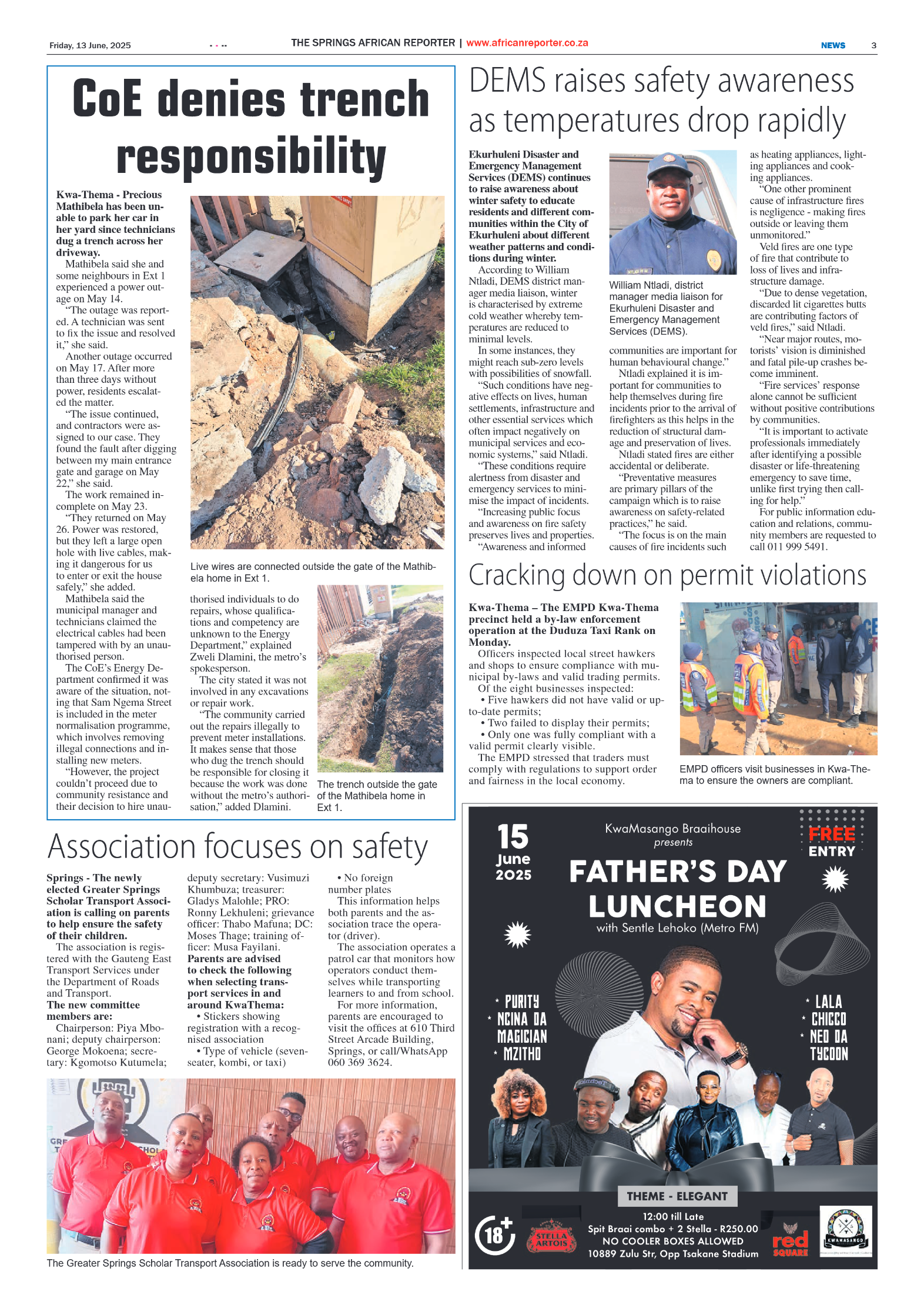African Reporter 13 June 2025 page 3