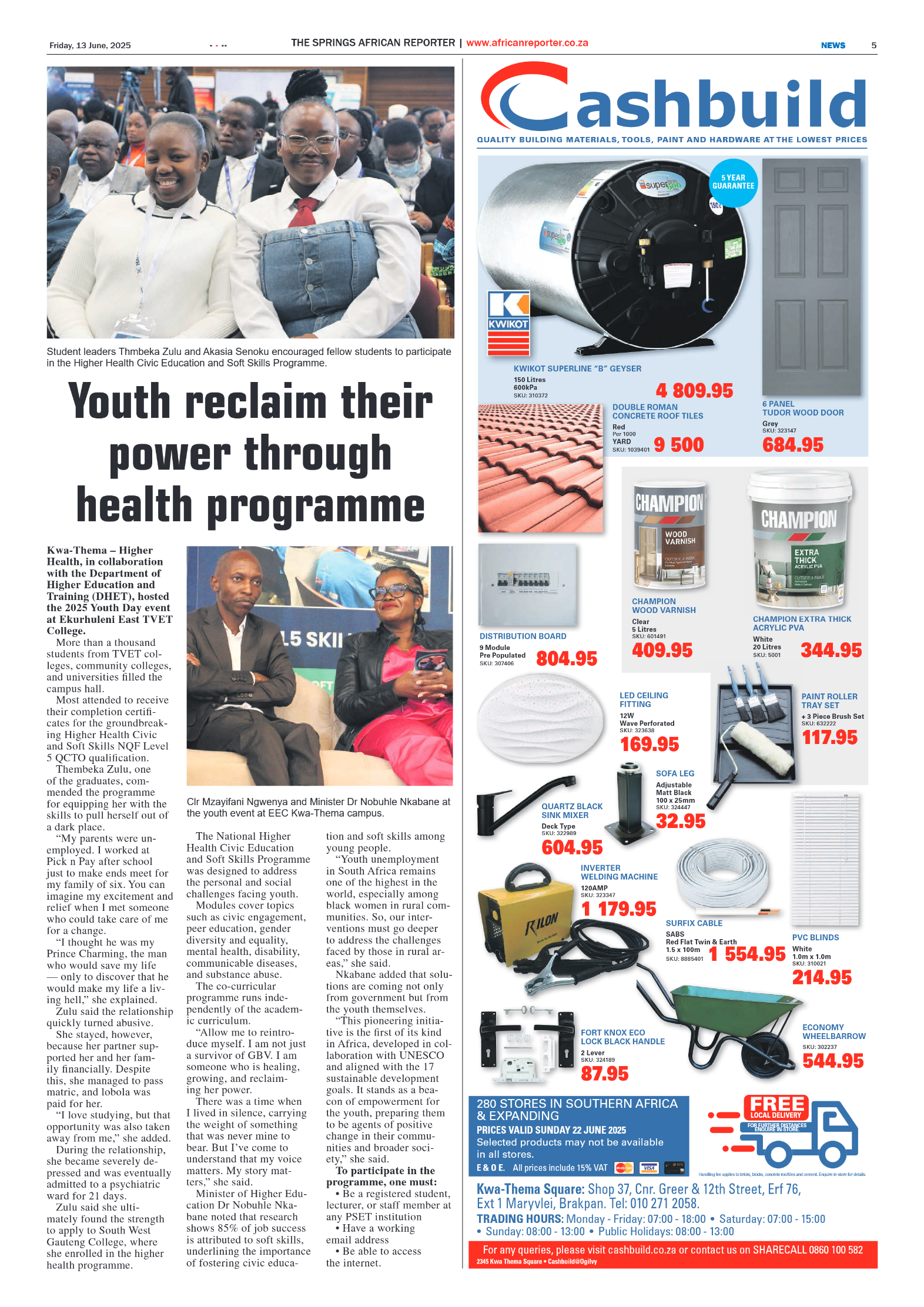 African Reporter 13 June 2025 page 5