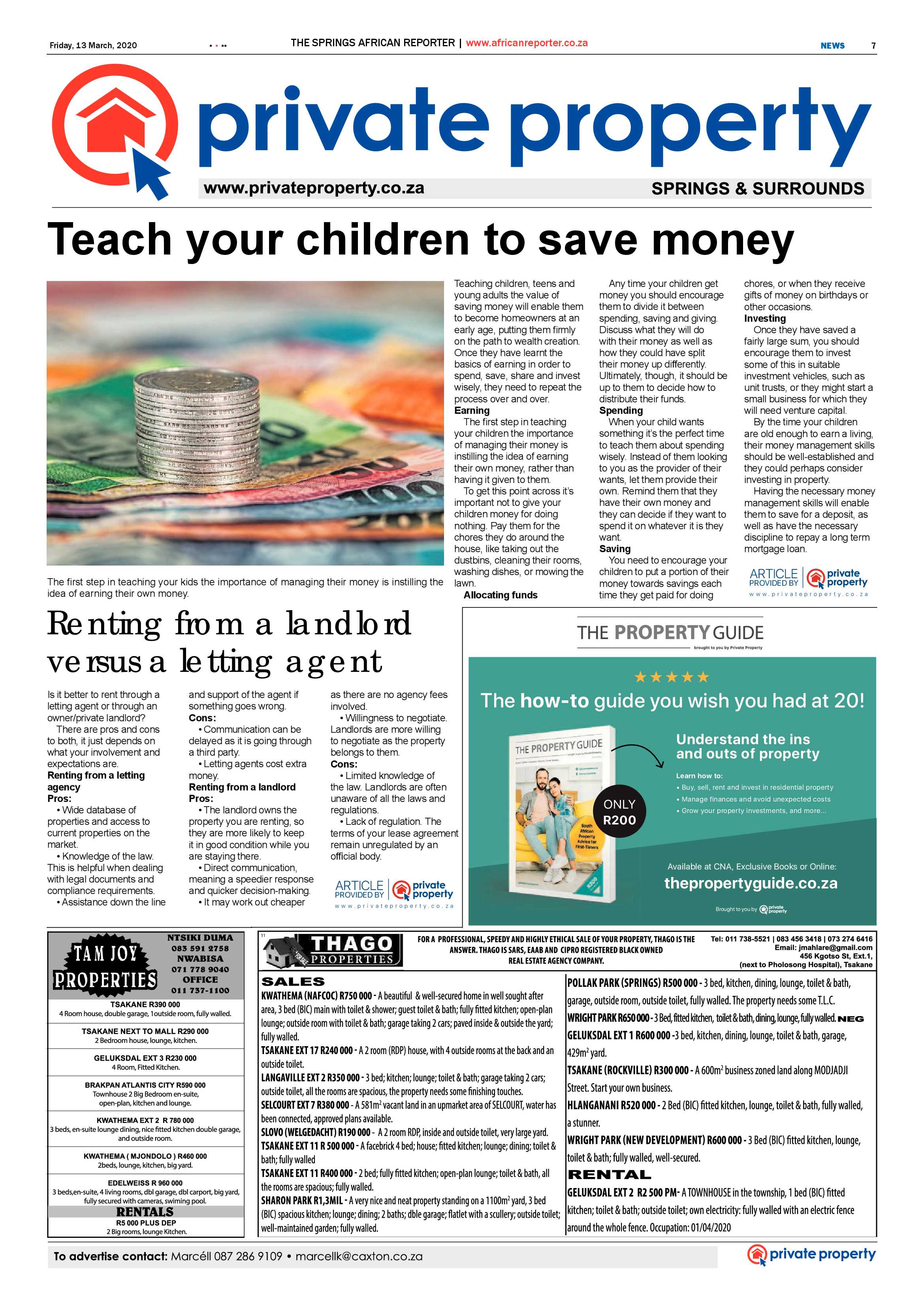 African Reporter 13 March 2020 page 7